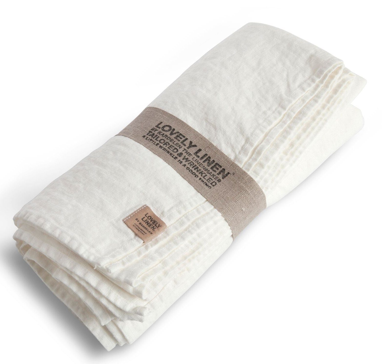 Lovely Linen Tischdecke Lovely Tischdecke Leinen off-white 145 x 300 cm, LOVELY 145X300 OFF-WHITE L38xB21,5xH7CM