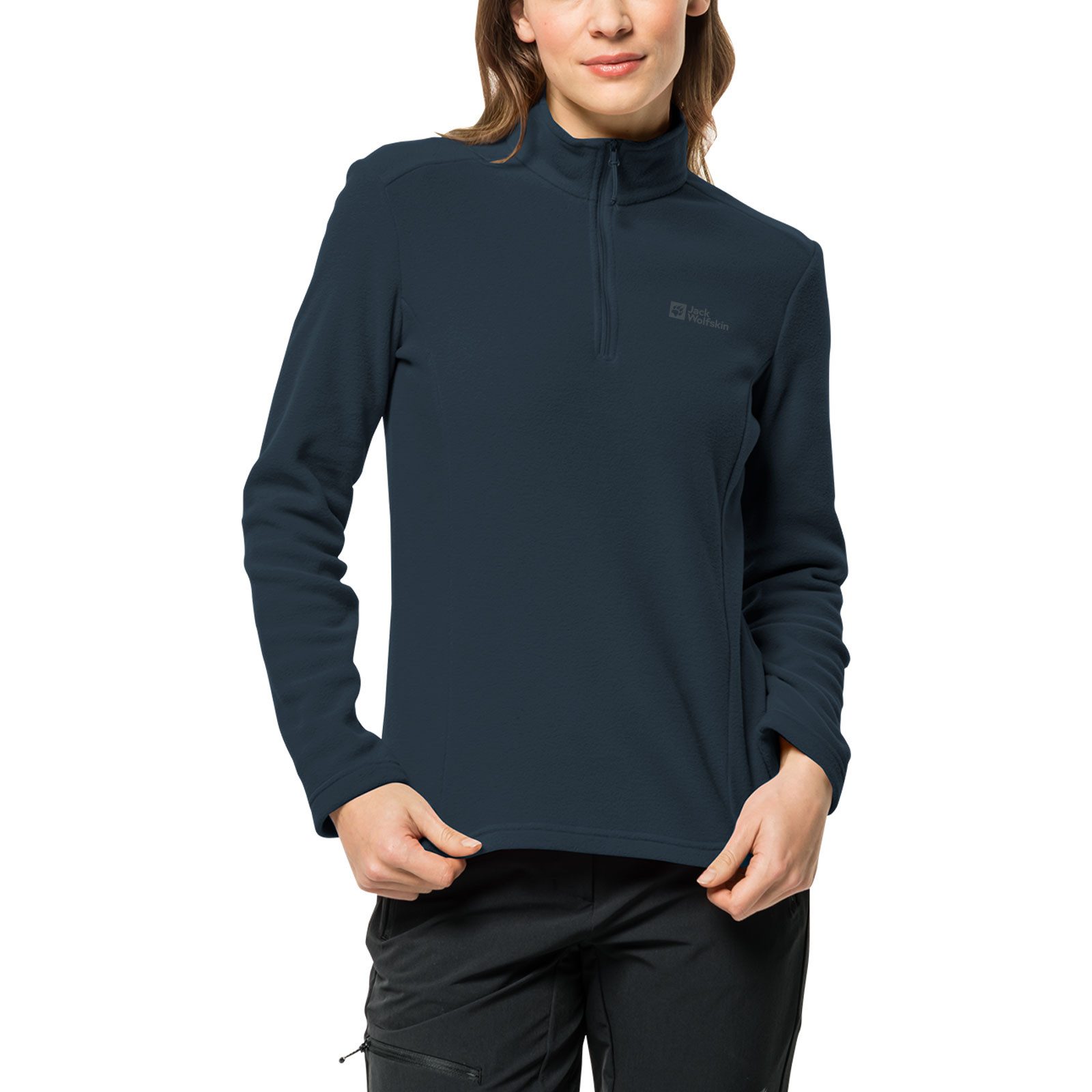 Jack Wolfskin Stehkragenpullover Taunus HZ W mit Halfzip günstig online kaufen