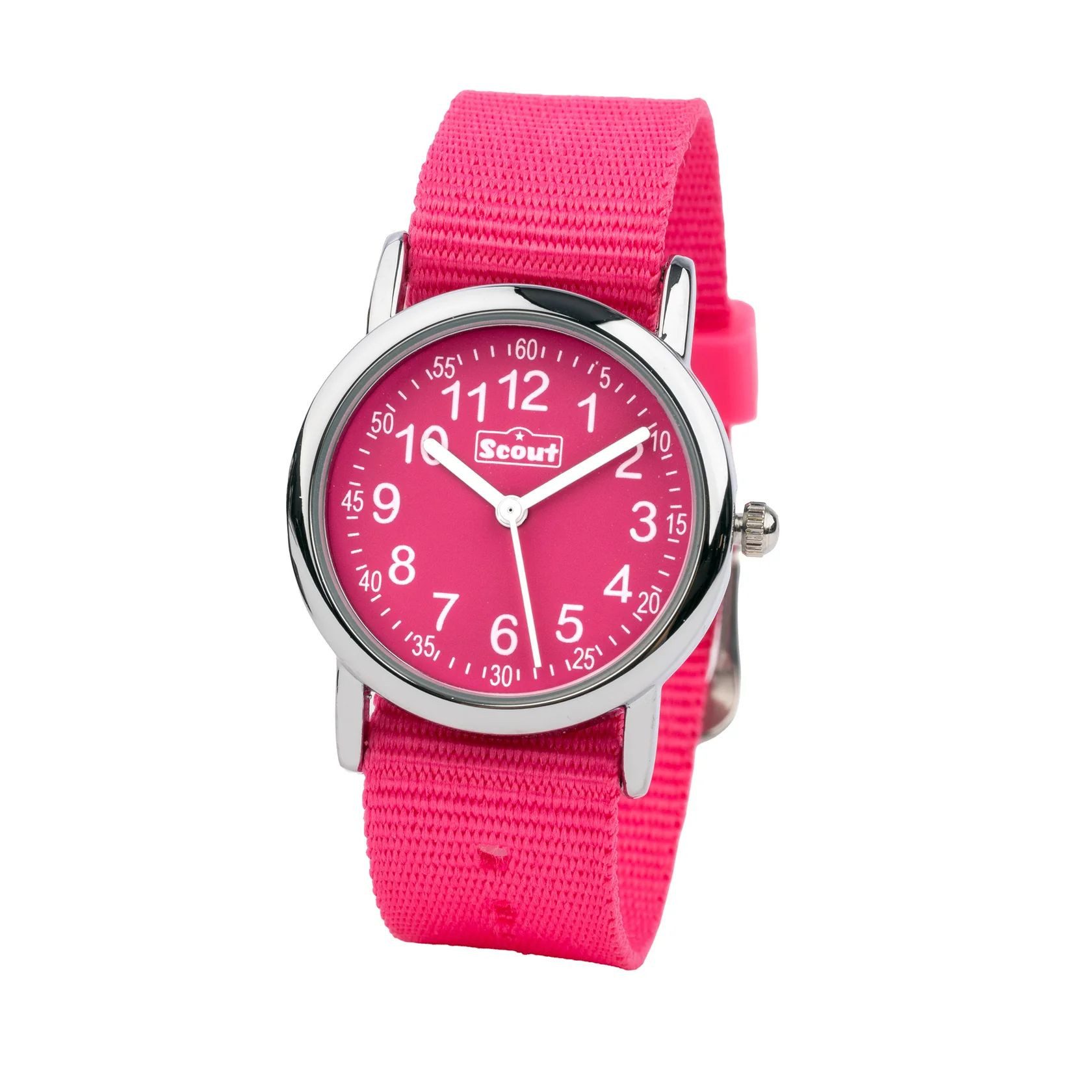 Scout Quarzuhr Start Up Kinderuhr 164000004 Rosa Textilband 27 mm