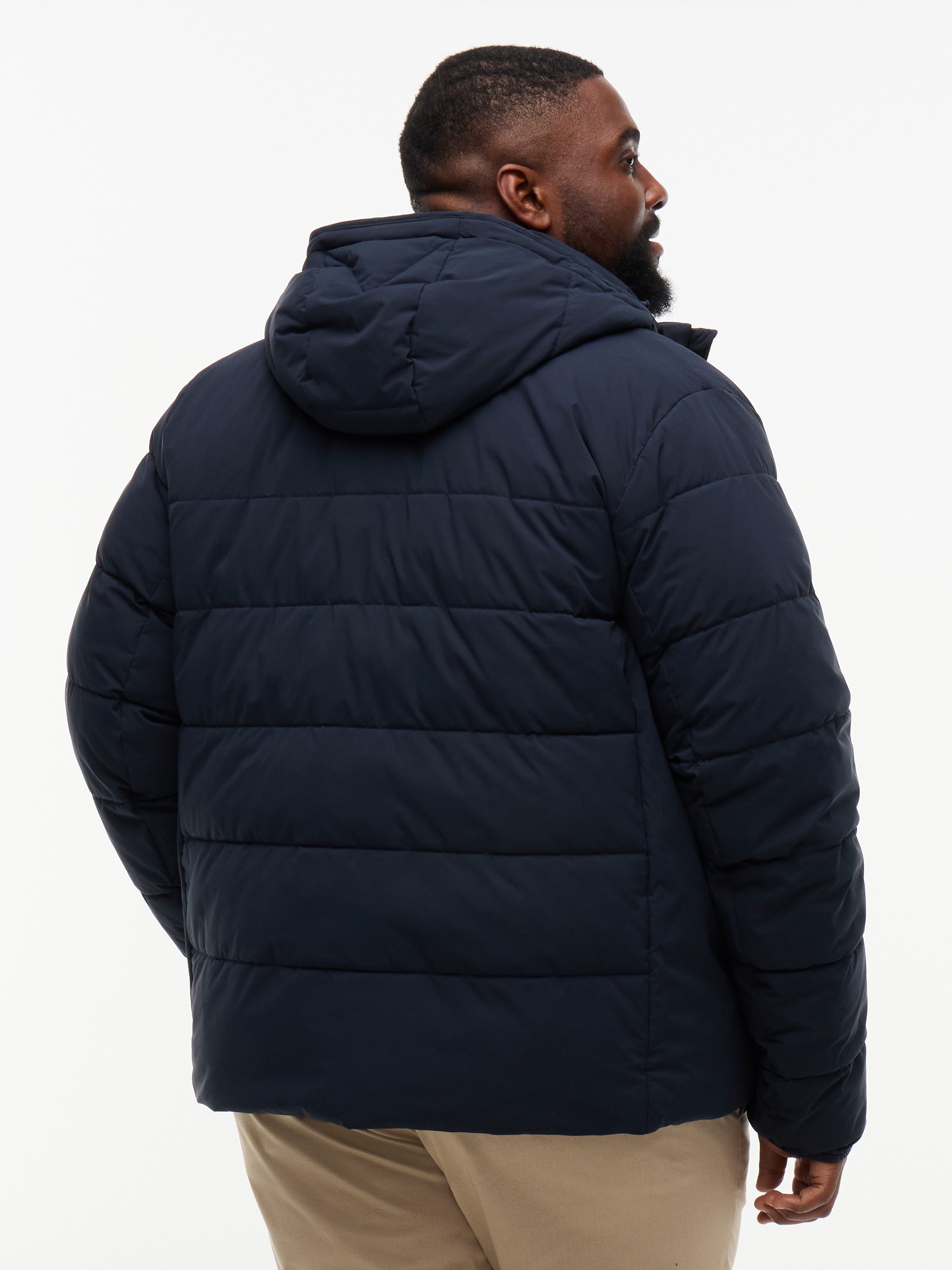 Tommy Hilfiger Big & Tall Steppjacke BT-DETACH HOODED BRANDED Große Größen, normale Passform – Bild 4 von 5
