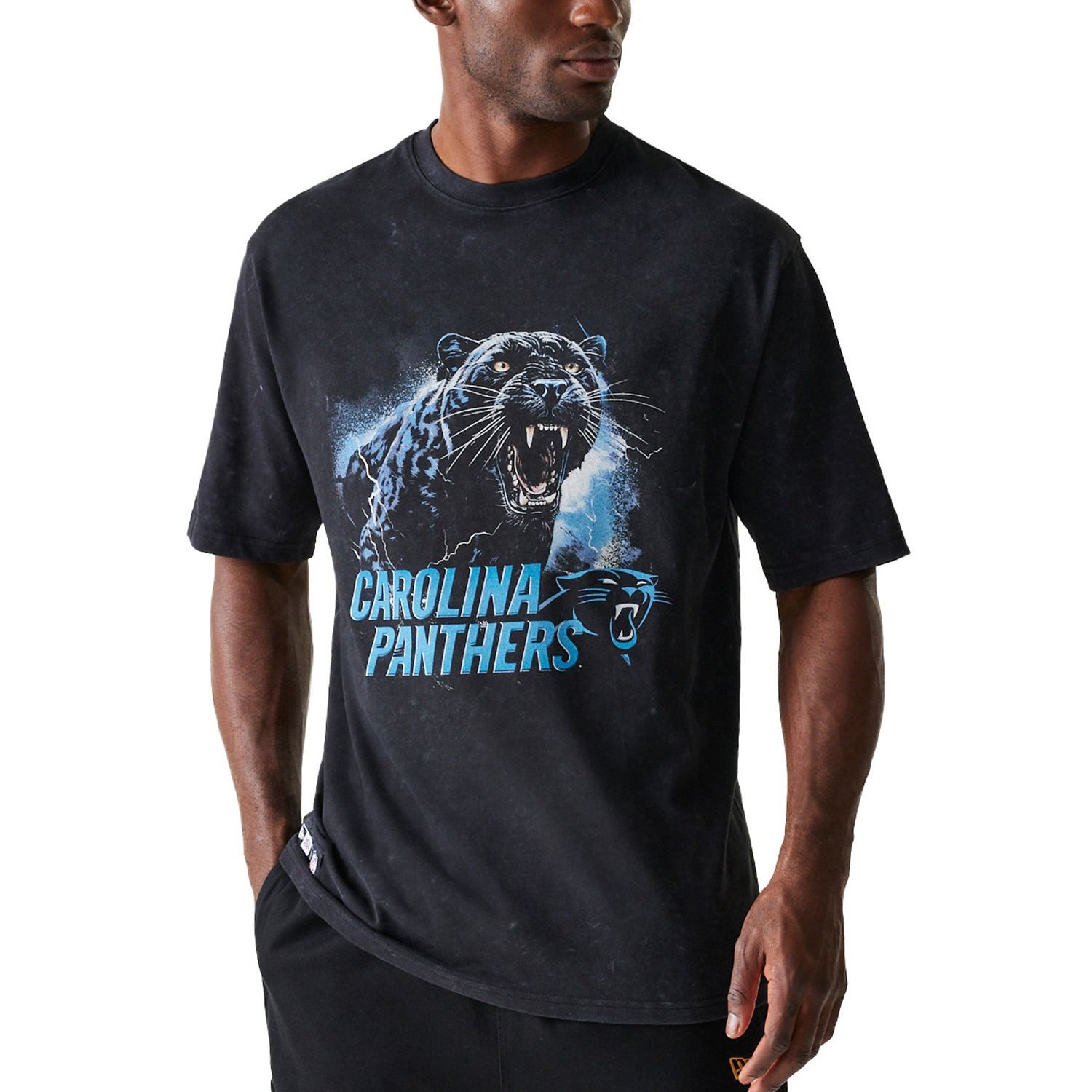 New Era Print-Shirt Oversized NFL PREMIUM Carolina Panthers