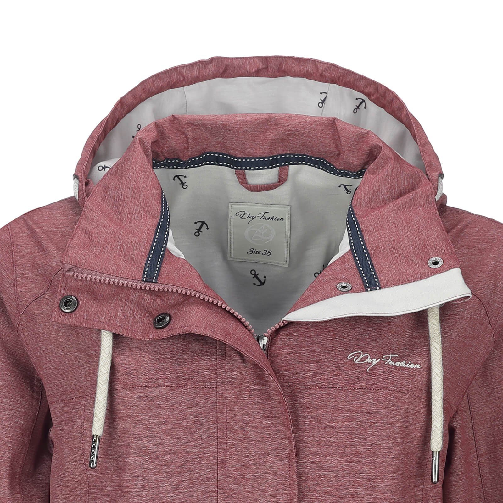 Dry Fashion Funktionsmantel Bansin Damen Regen-Mantel Bansin - Funktionsjacke Regenjacke wasserdicht