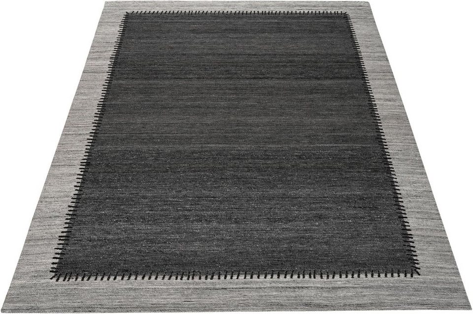 Teppich Amina, Home affaire, rechteckig, Höhe: 6 mm, mit Bordüre, Wohnzimmer