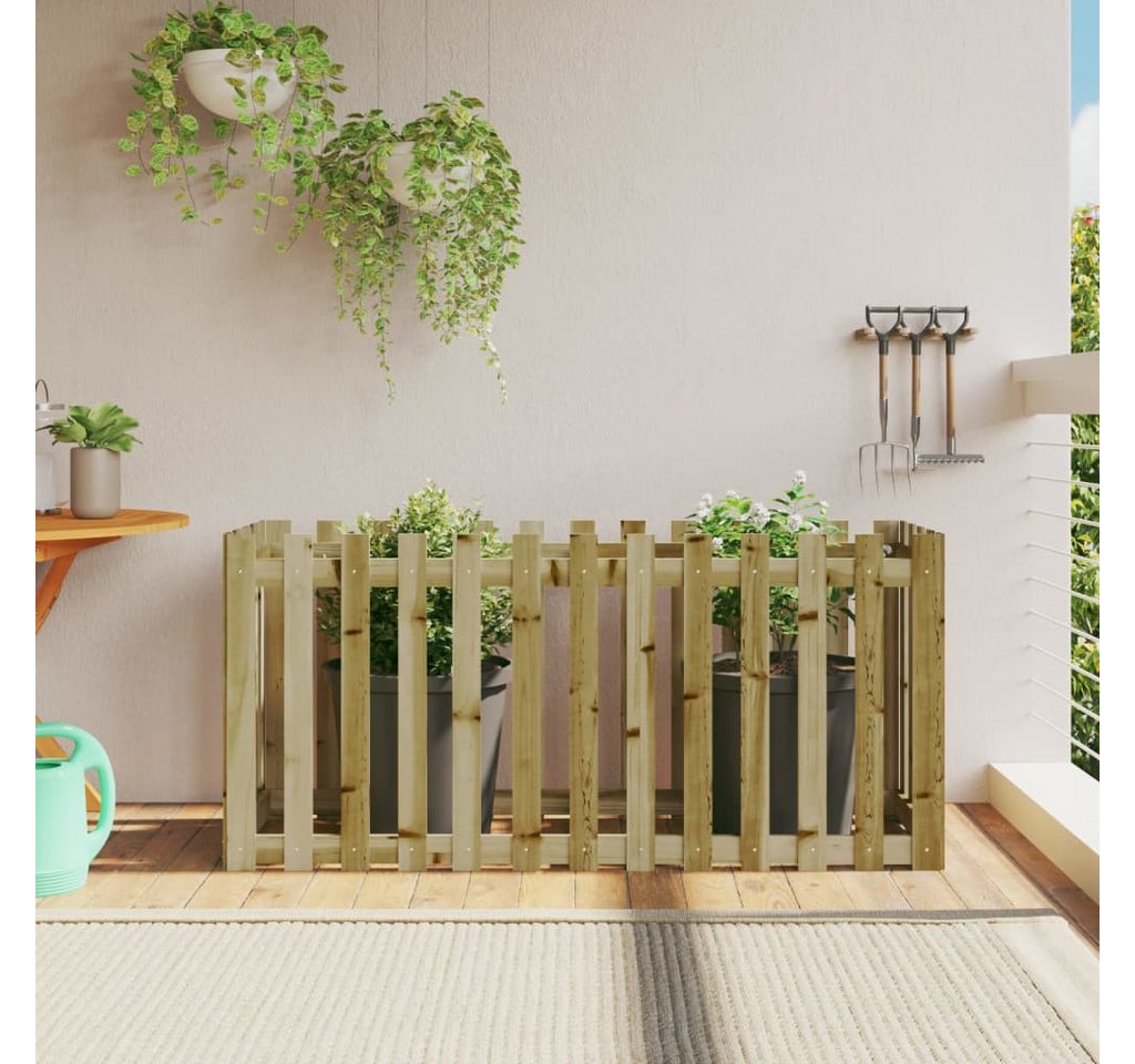 Thumbnail - vidaXL Hochbeet, Kräuterhochbeet Lattenzaun-Design 150x50x70 cm Kiefernholz Imprägniert