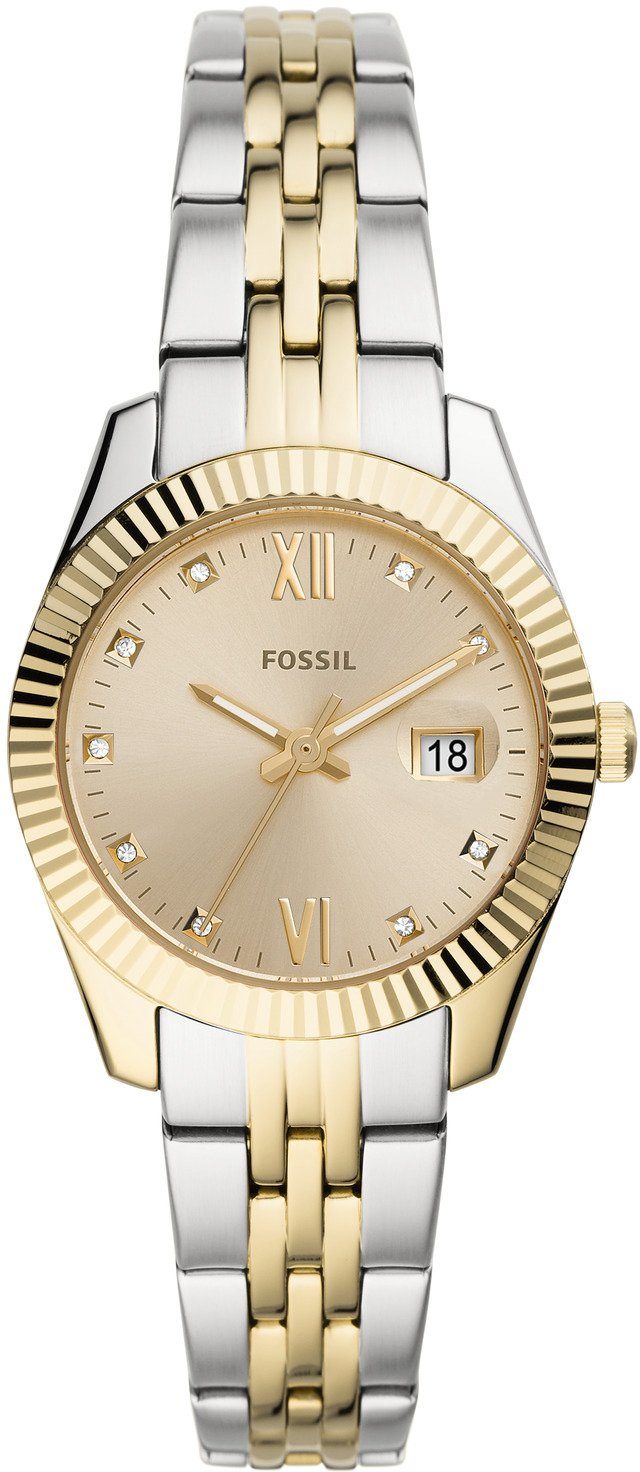 Fossil Quarzuhr SCARLETTE MINI, ES4949, Armbanduhr, Damenuhr, Datum, analog