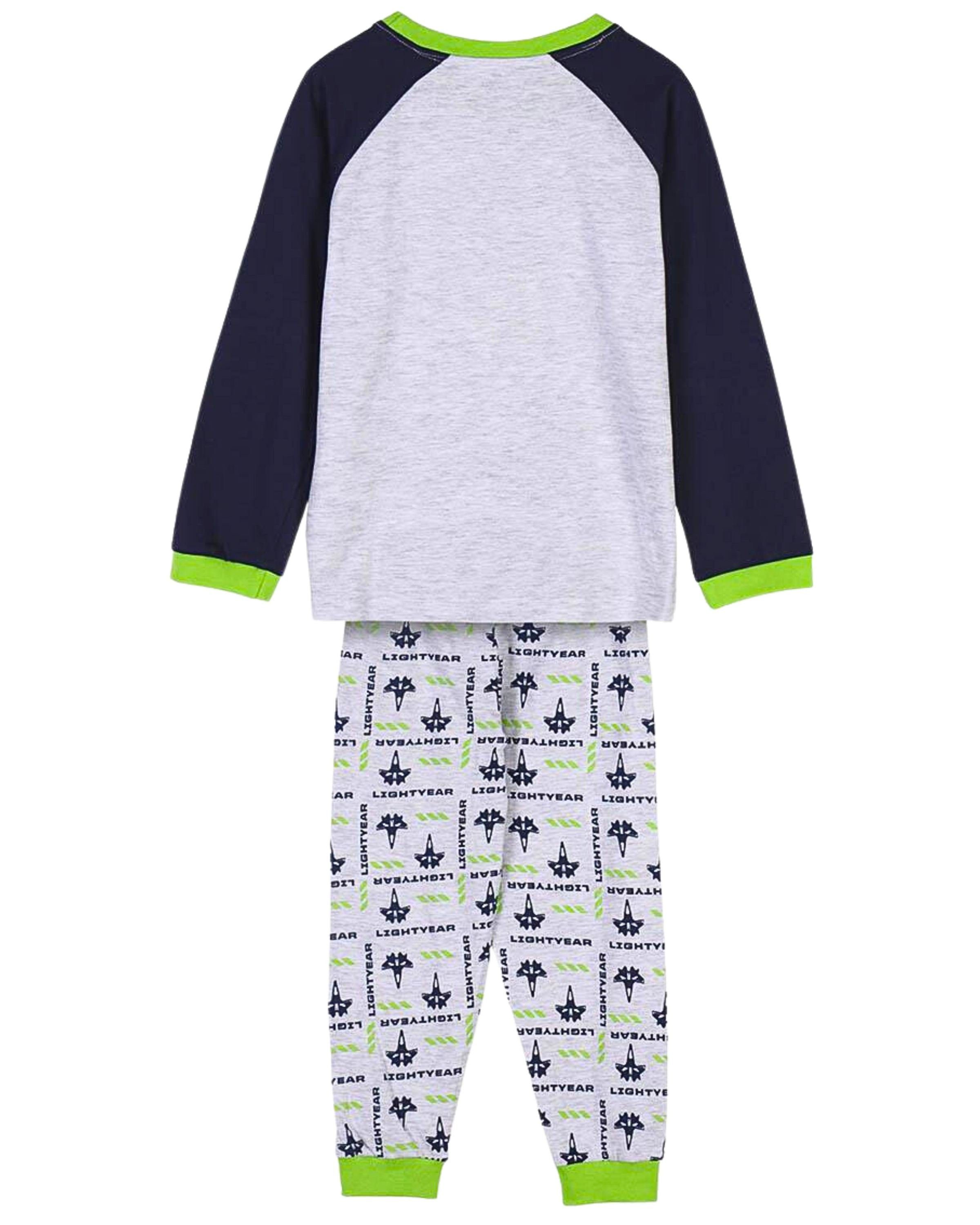 Jungen cm Schlafanzug Disney Gr.98-122 tlg) Lightyear (2 Buzz Pyjama langarm