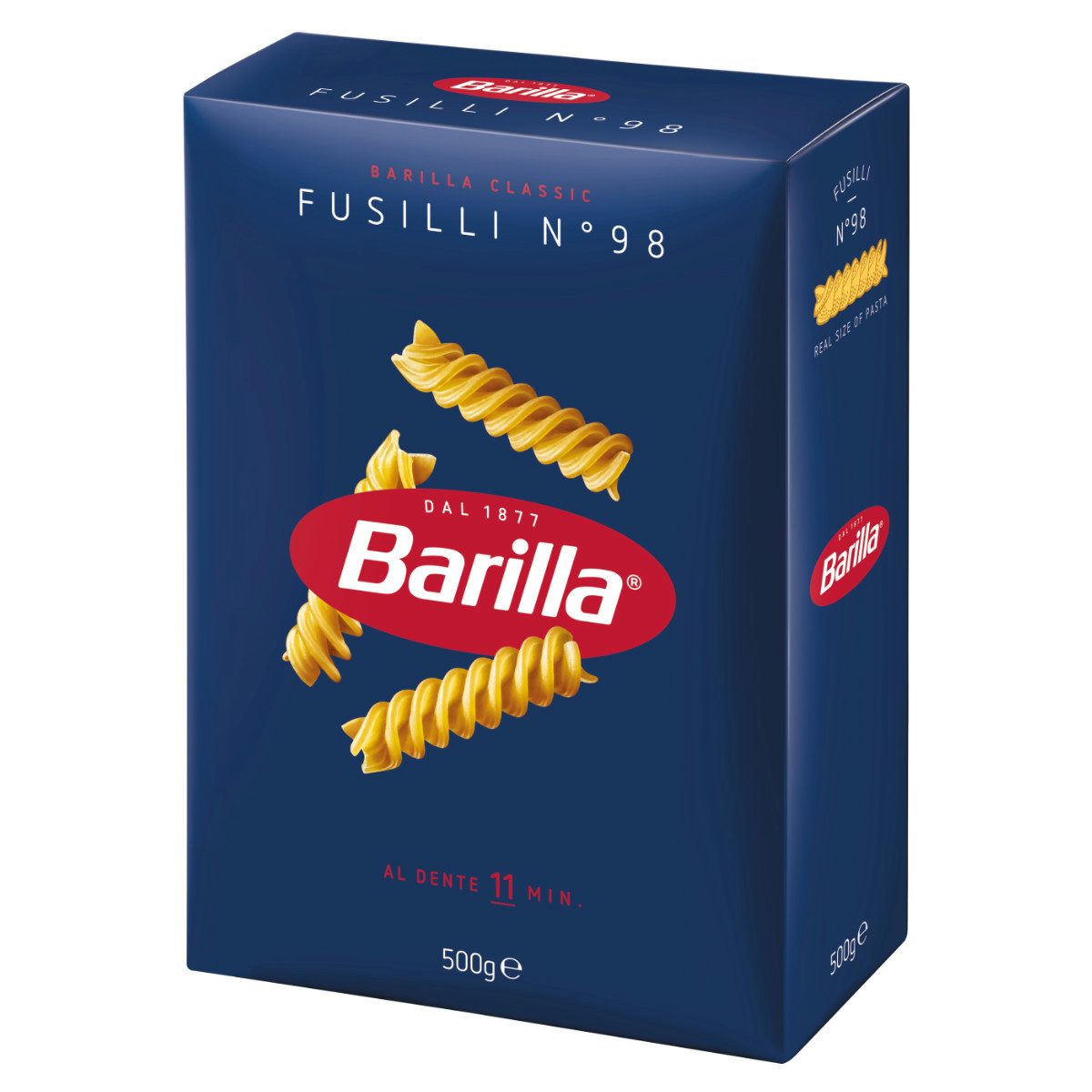 Barilla Nudeln, Barilla Fusilli Nummer 98 Original aus Italien Pasta aus Weizen 500g