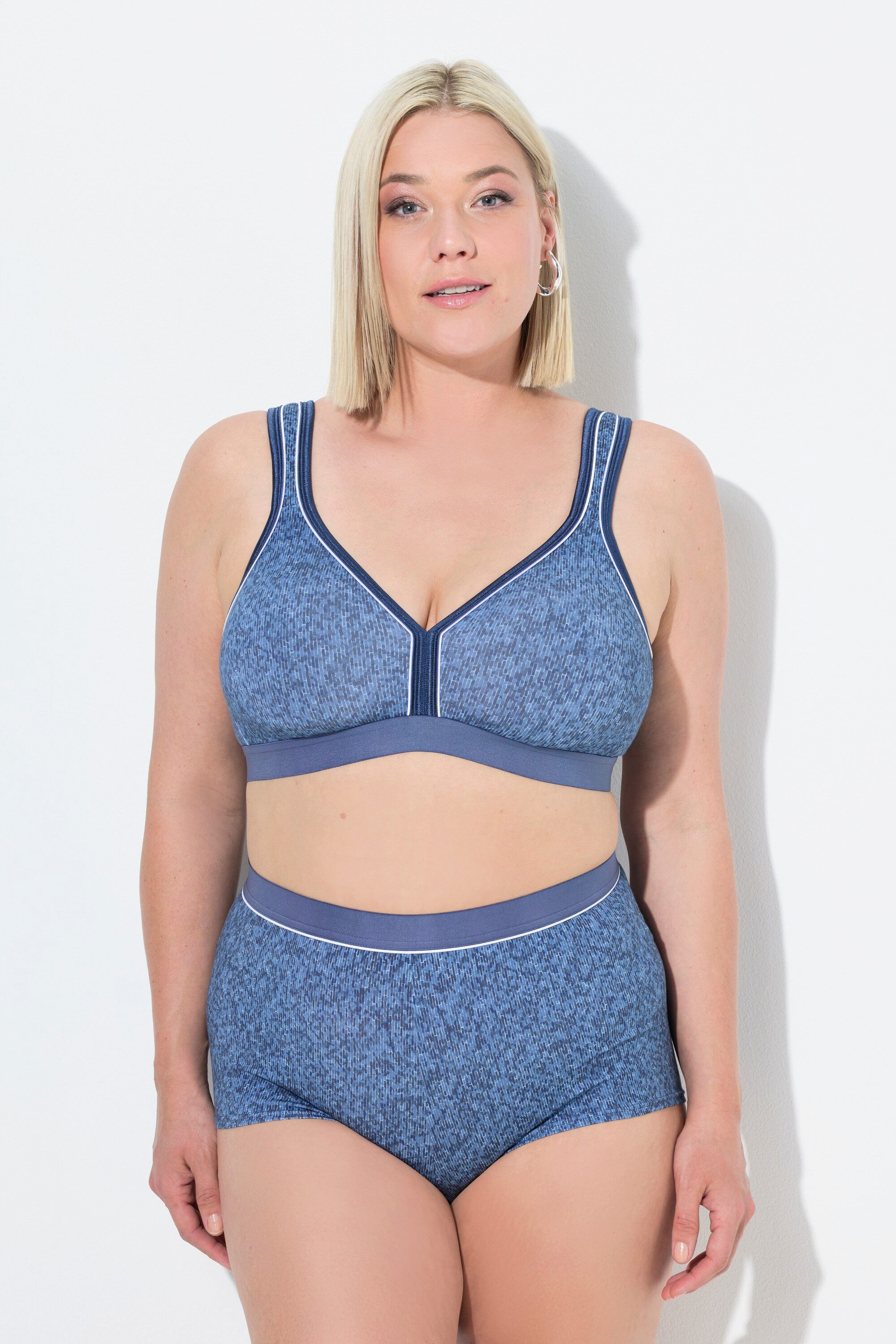 Bügel-BH Minimizer Denim-Optik ohne Bügel