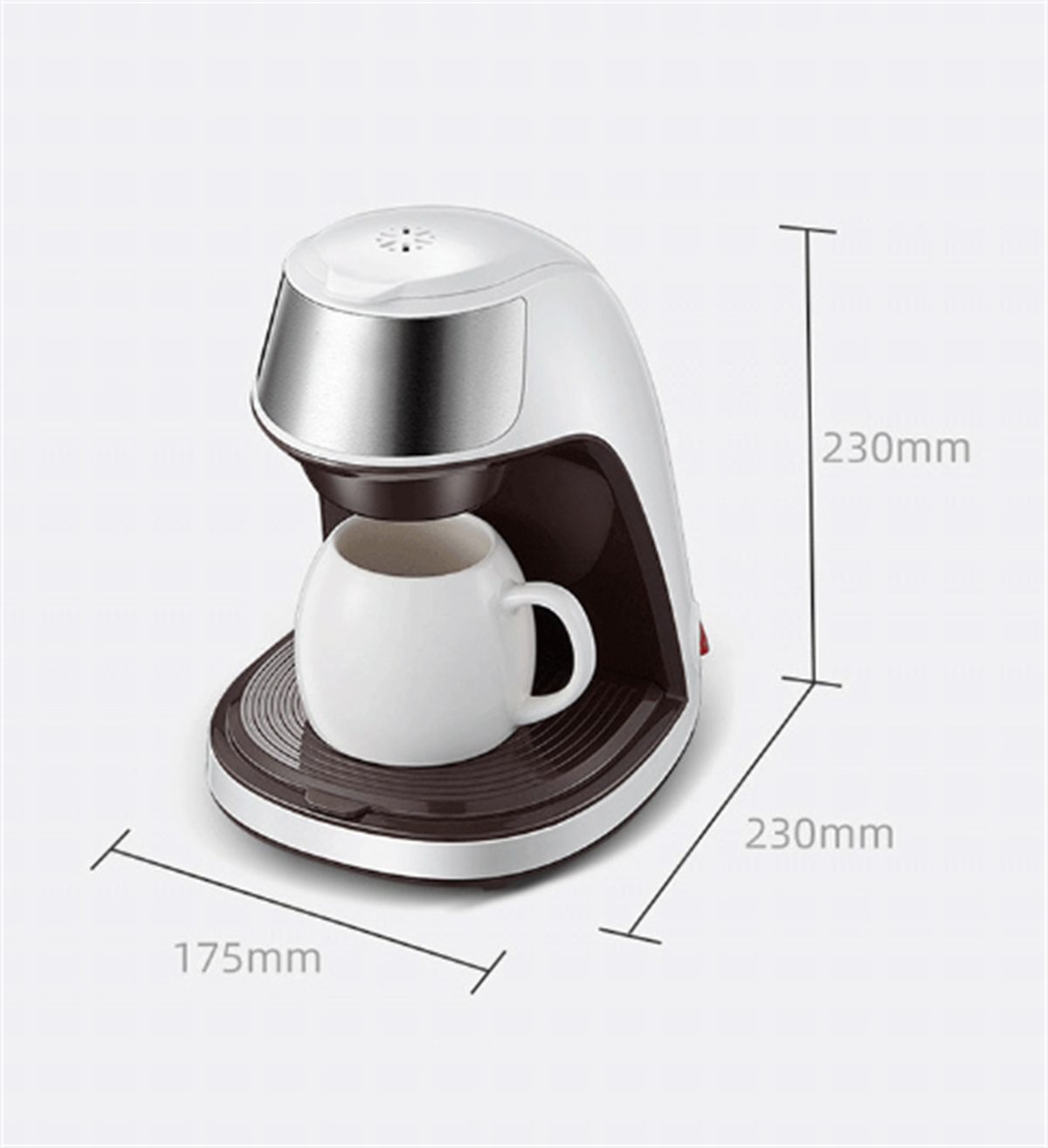 Filterkaffeemaschine, halbautomatische kleine Kaffeemaschine Filterkaffeemaschine selected tragbare carefully