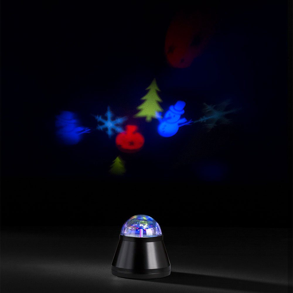 fest Lampe Farbwechsel, Kugel LED-Leuchtmittel etc-shop RGB Beleuchtung LED Dekolicht, Deko XMAS verbaut, Tisch Weihnachten Winter