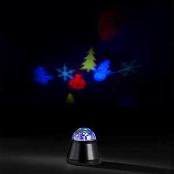 etc-shop Dekolicht, LED-Leuchtmittel fest verbaut, Farbwechsel, RGB LED Tisch Lampe Winter Deko Beleuchtung XMAS Weihnachten Kugel