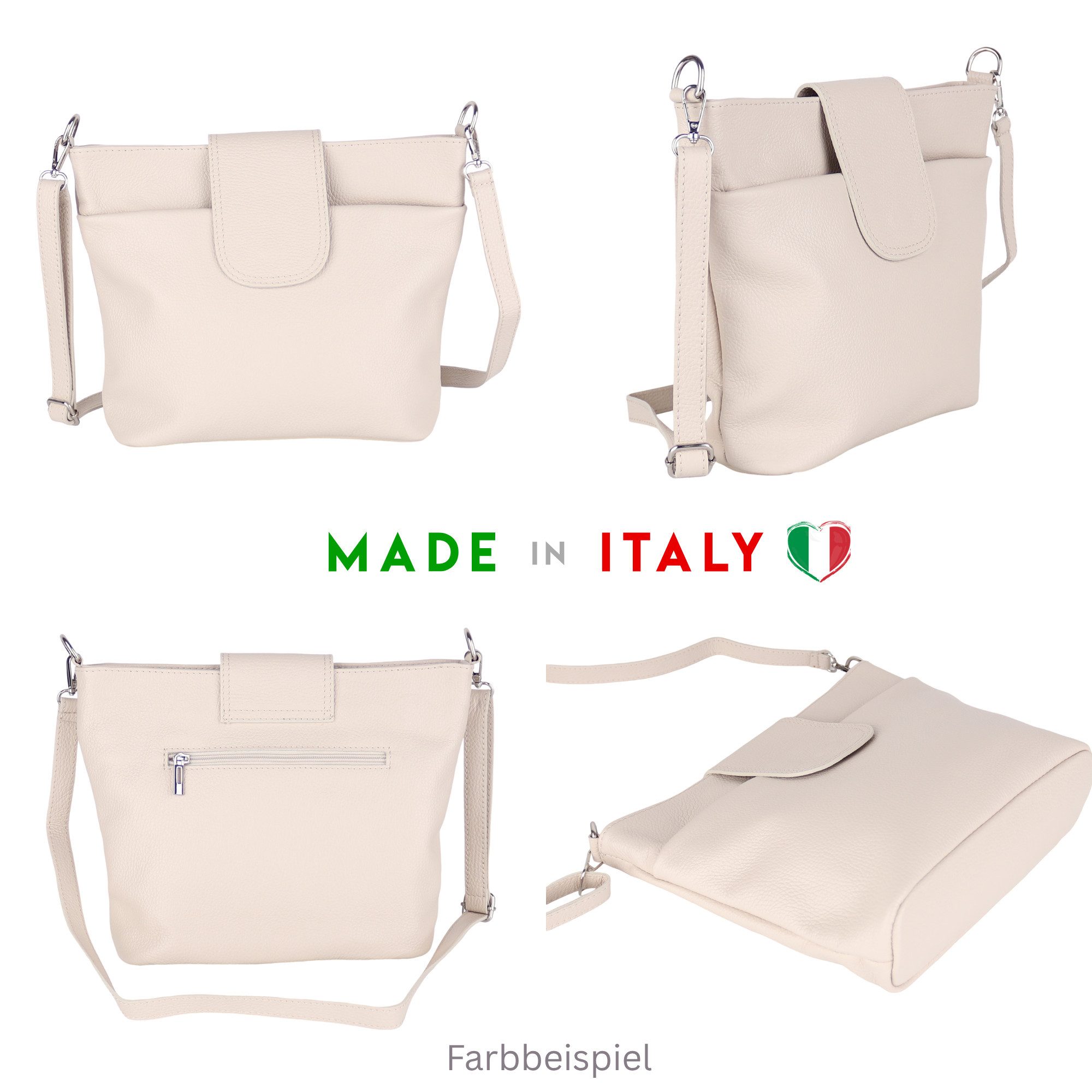 MIRROSI Umhängetasche Damen, Crossbody Bag, Echtleder günstig online kaufen