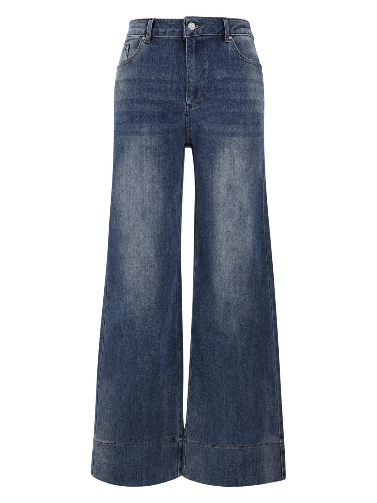 Buena Vista Weite Jeans ? Wide Leg Jeans Damen ? verwaschene Stretch Denim günstig online kaufen