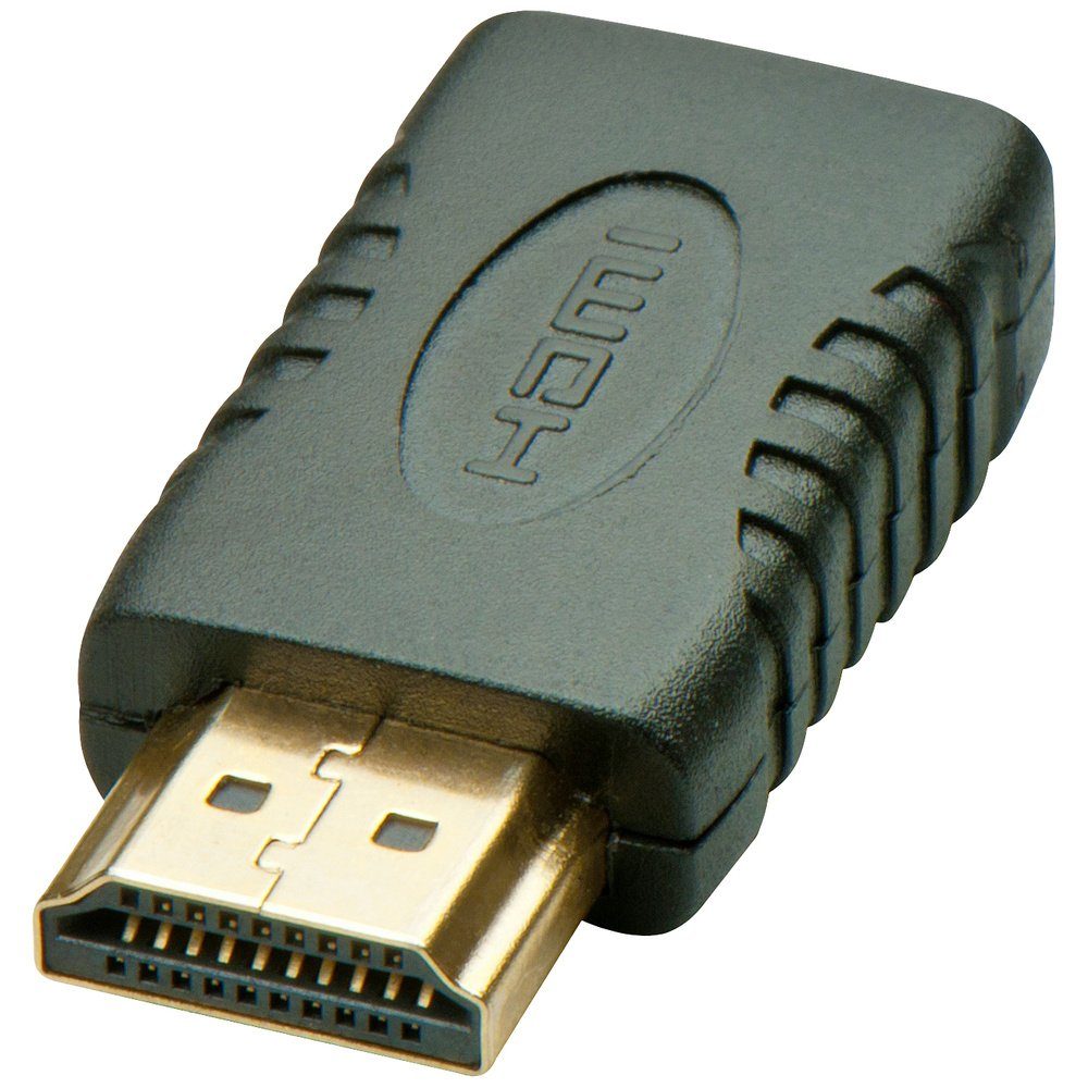 LINDY 41208 HDMI Adapter [1x HDMI-Stecker - 1x HDMI-Buchse C mini] Sch TV-Adapter