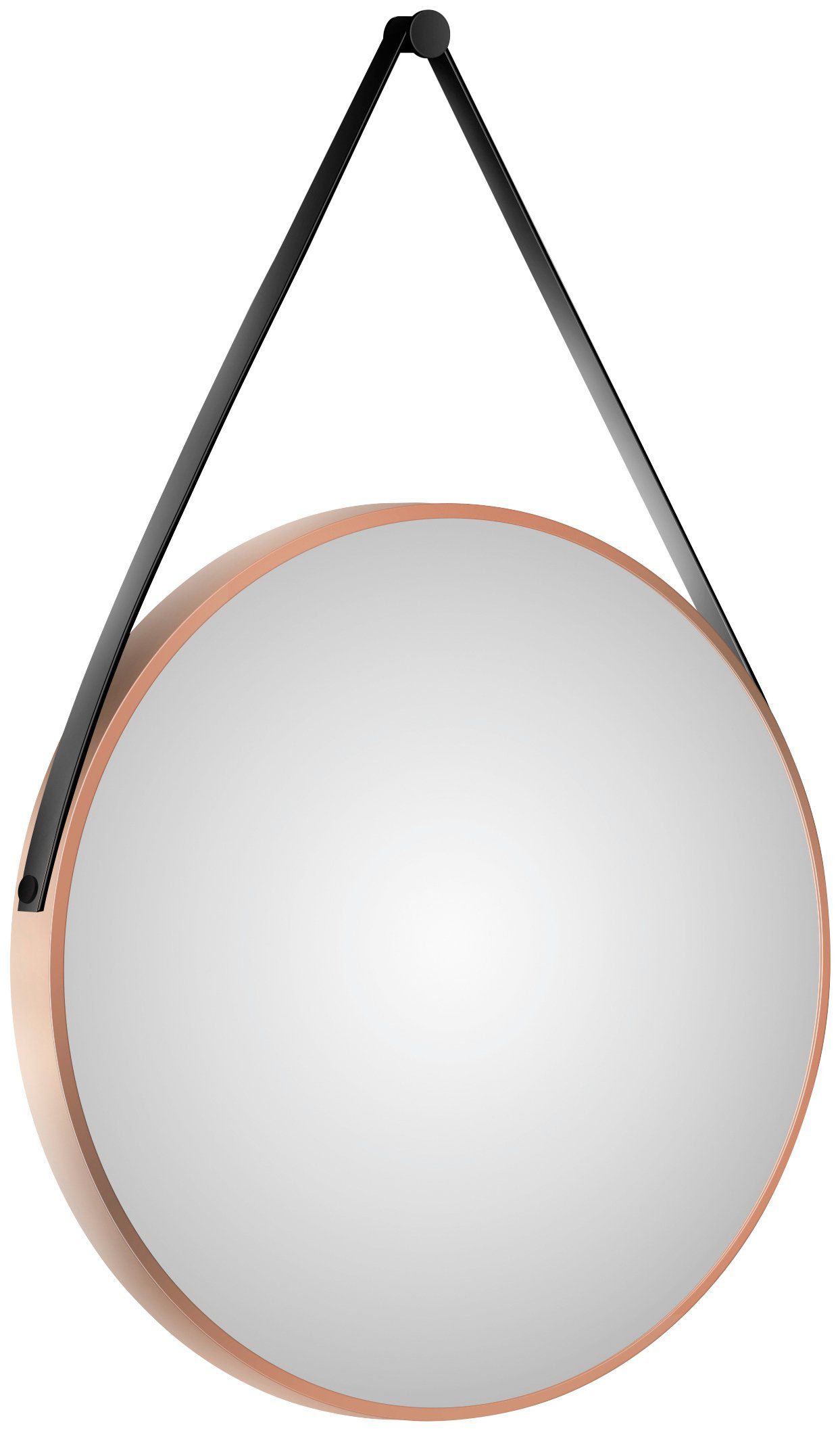 Talos LED-Lichtspiegel, rund, mit indirekter LED Beleuchtung, matt Ø 80 cm