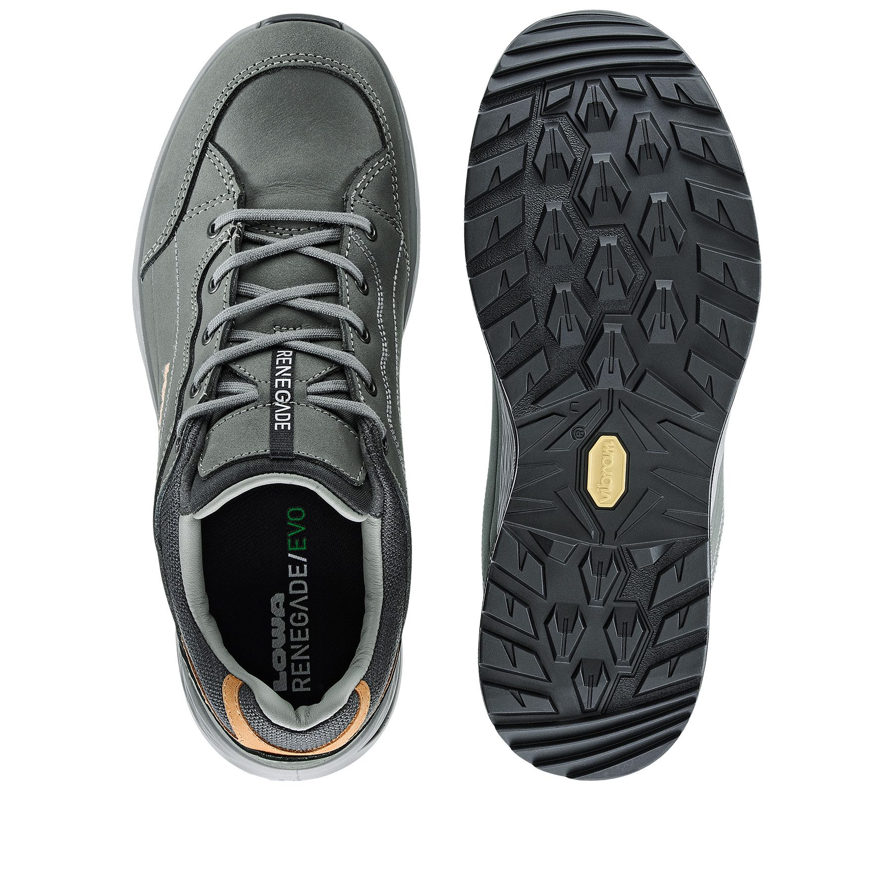 Lowa RENEGADE EVO LL LO WS Wanderschuh aus Leder und mit Vibram Sohle