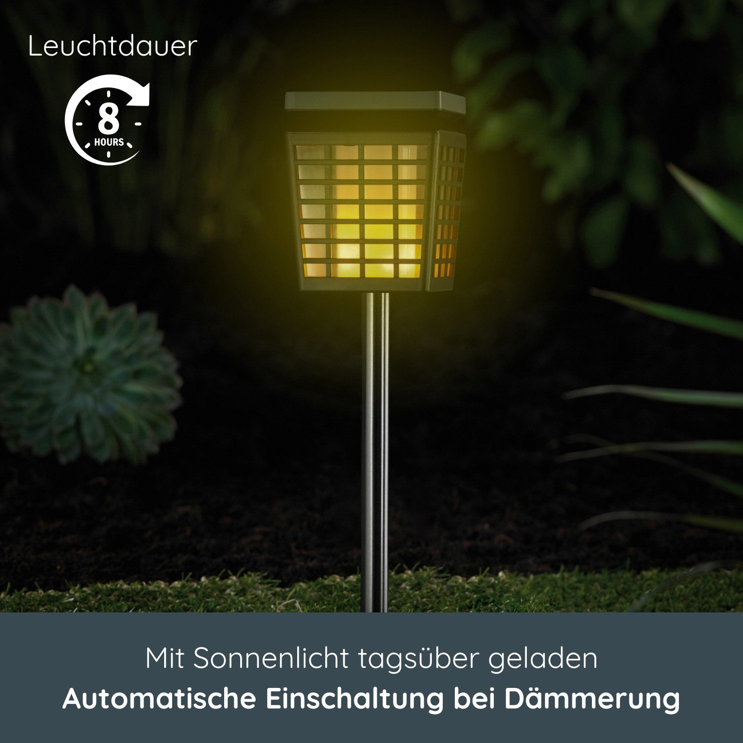 MeLiTec LED Solarleuchte Garten SO46, LED günstig online kaufen