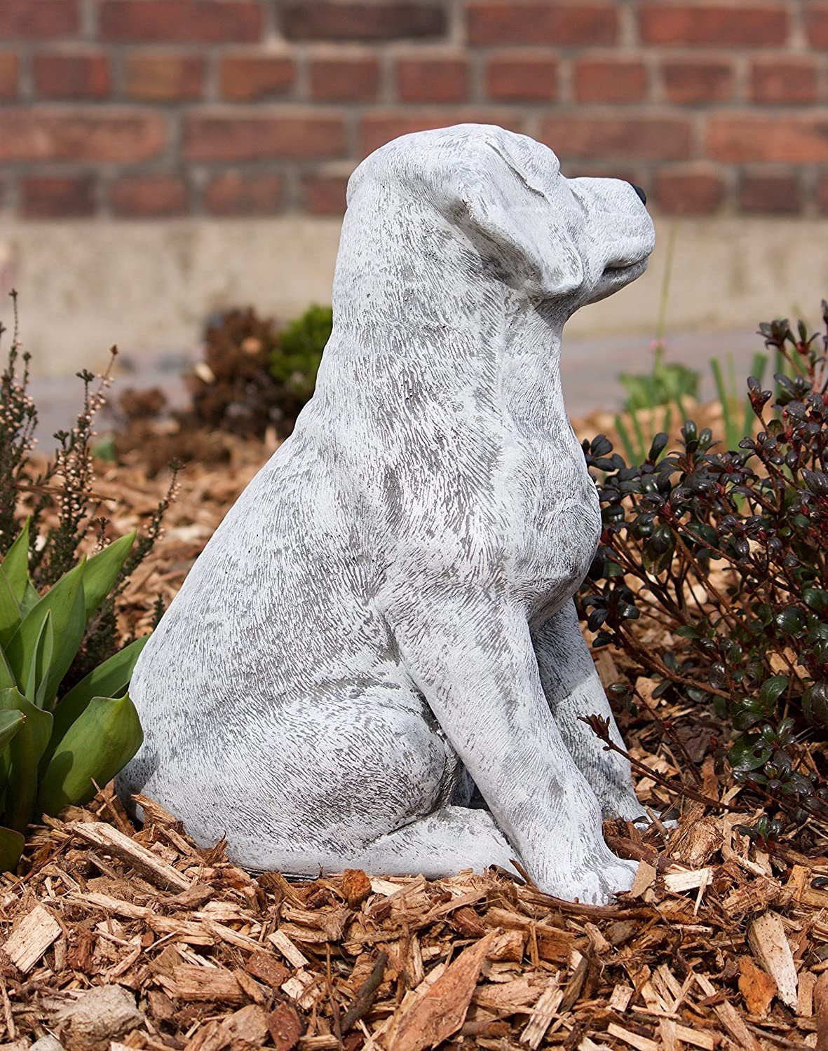 Stone and Style Gartenfigur Frostfeste Steinfigur Hund Labrador groß