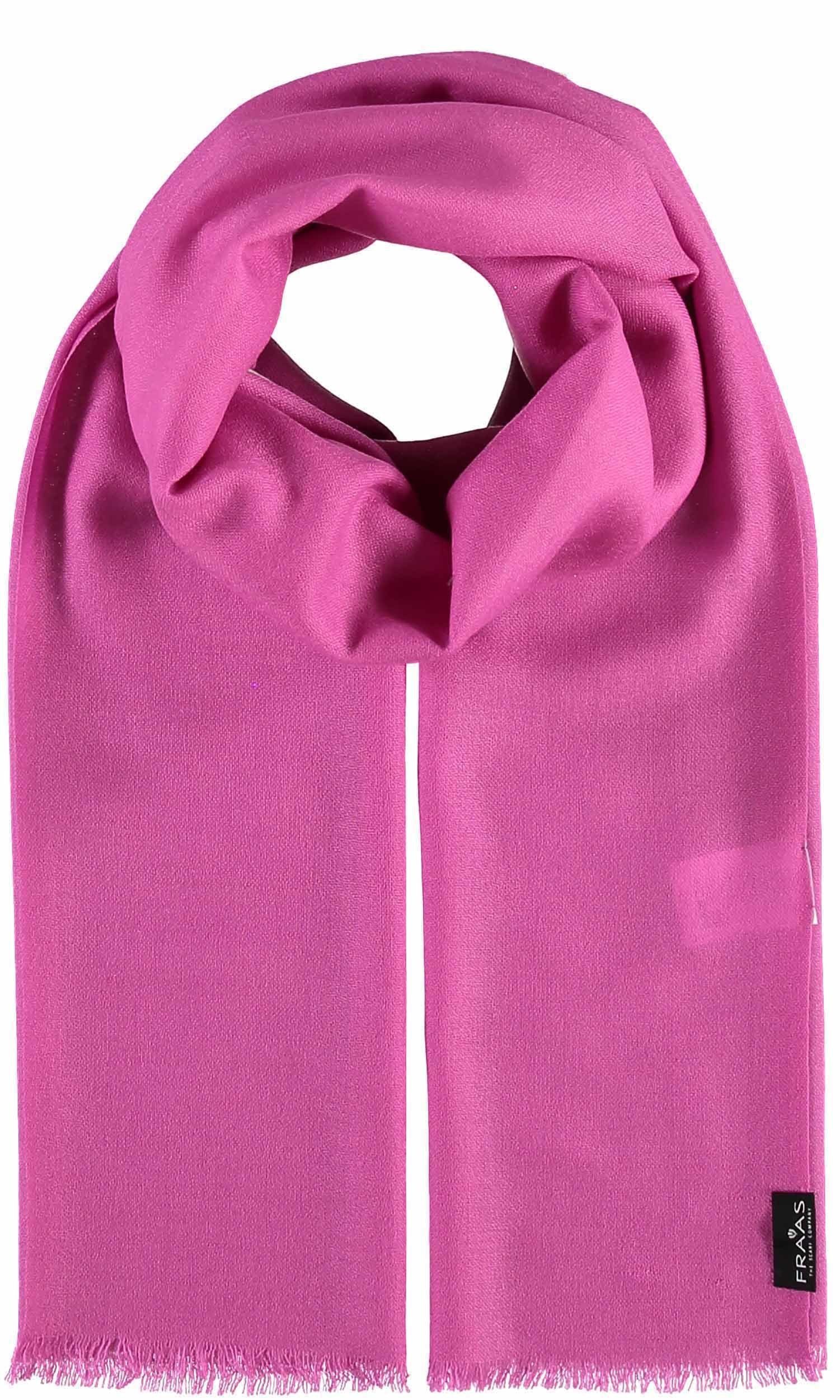 Fraas Modeschal Wollstola, (1-St), aus reiner Wolle pink | Wollschals