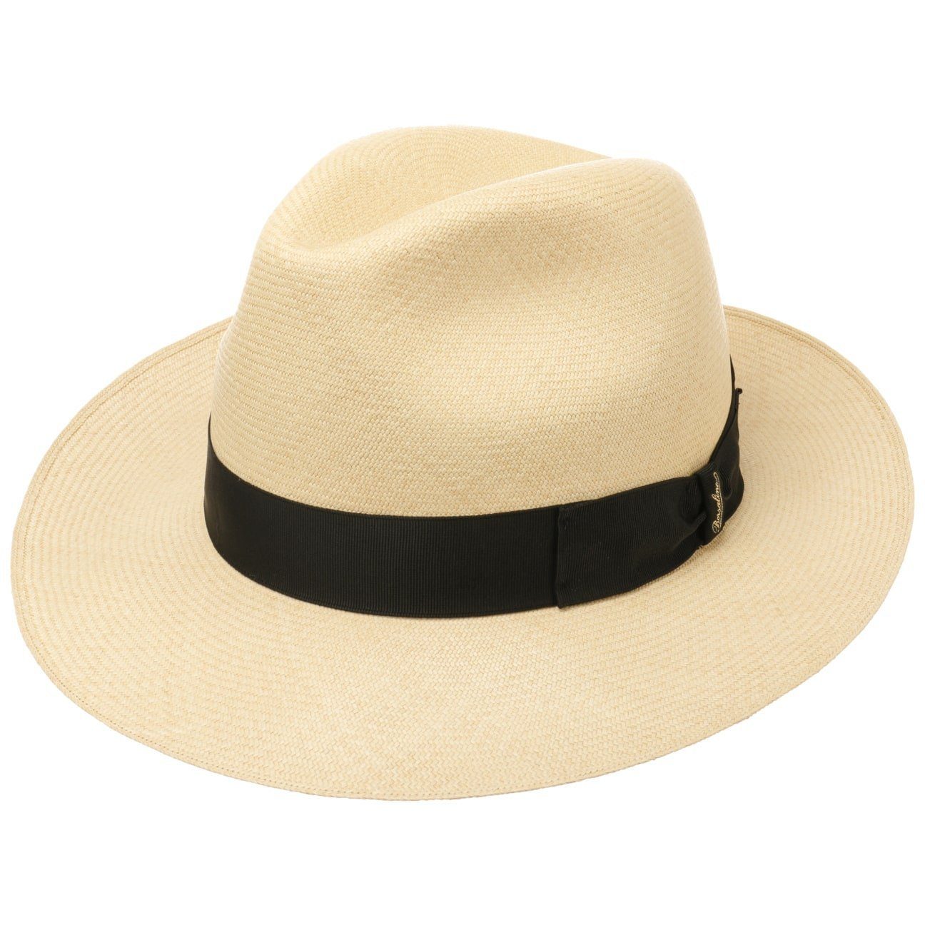 Borsalino Sonnenhut (1-St) Panamahut mit Ripsband, Made in Italy
