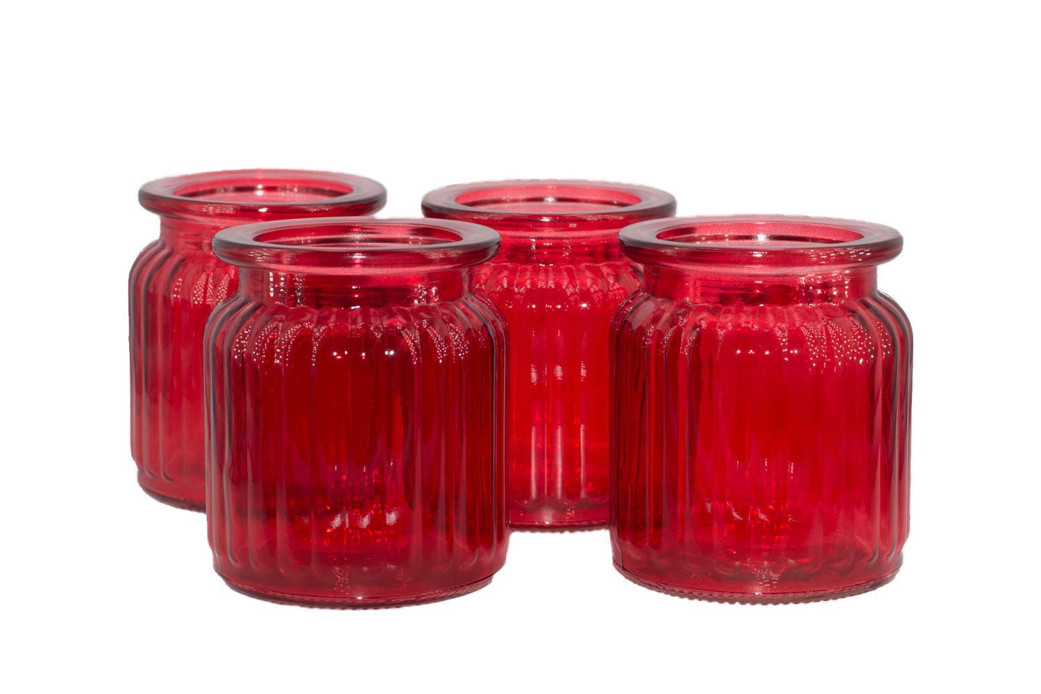 Creativery Windlicht, Windlicht Glas gerillt 8x9cm günstig online kaufen
