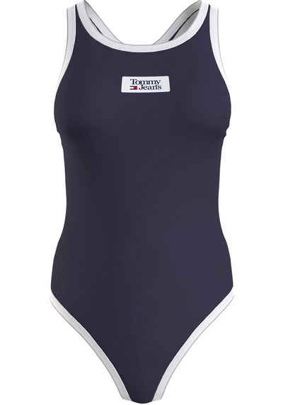 Tommy Hilfiger Swimwear Badeanzug TH TRIANGLE FIXED RP mit Tommy Hilfiger-Branding