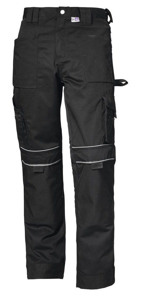 PKA Arbeitshose Black Revolution mit Reflektierenden Applikationen günstig online kaufen