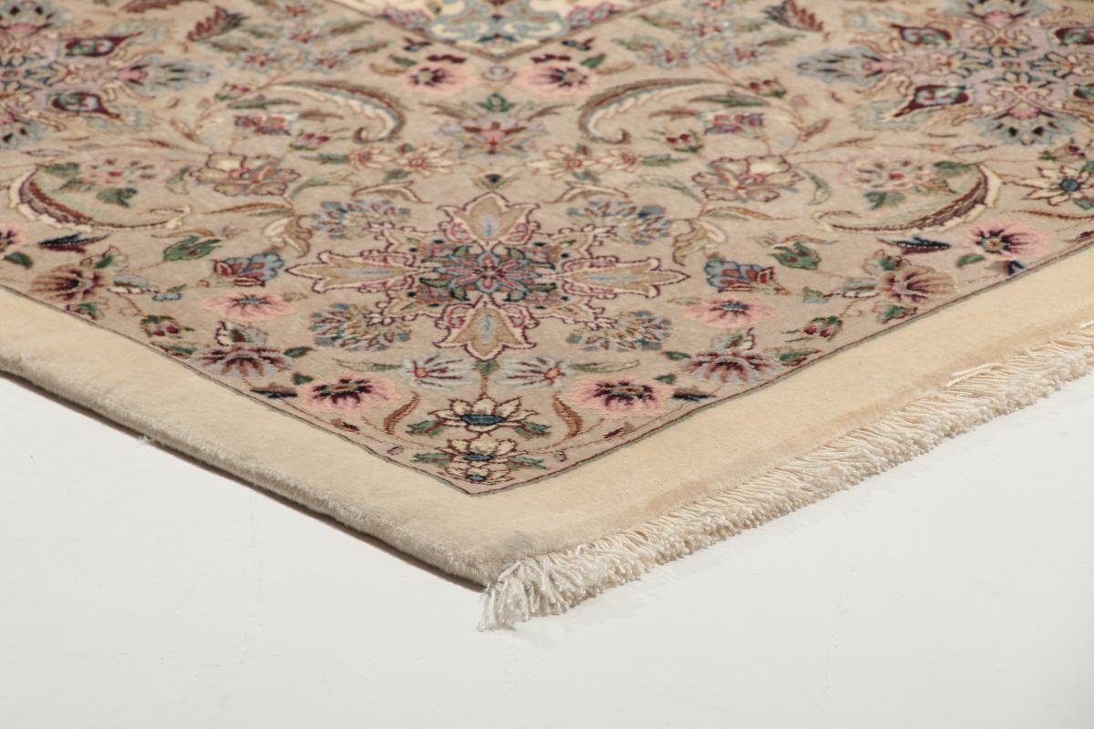Seidenkette 8 Höhe: Orientteppich, Nain Trading, 218x311 mm rechteckig, Isfahan Orientteppich Handgeknüpfter