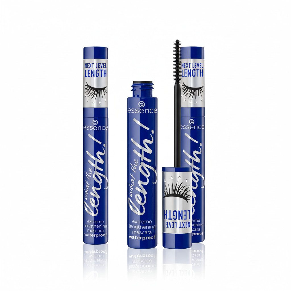 Essence Mascara what the length! extreme lengthening mascara waterproof, 3-tlg.