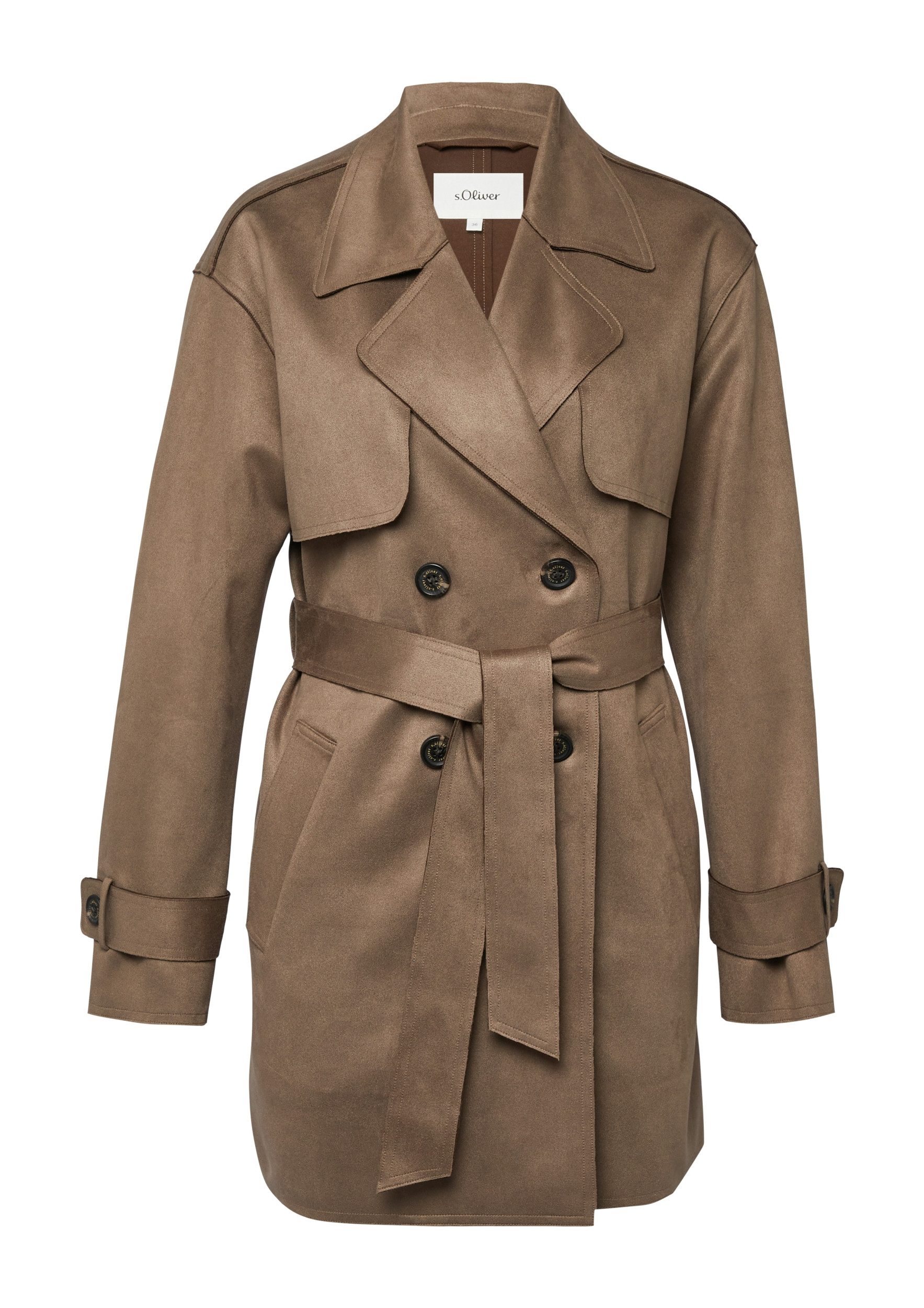 s.Oliver Midikleid Outdoor-Mantel günstig online kaufen