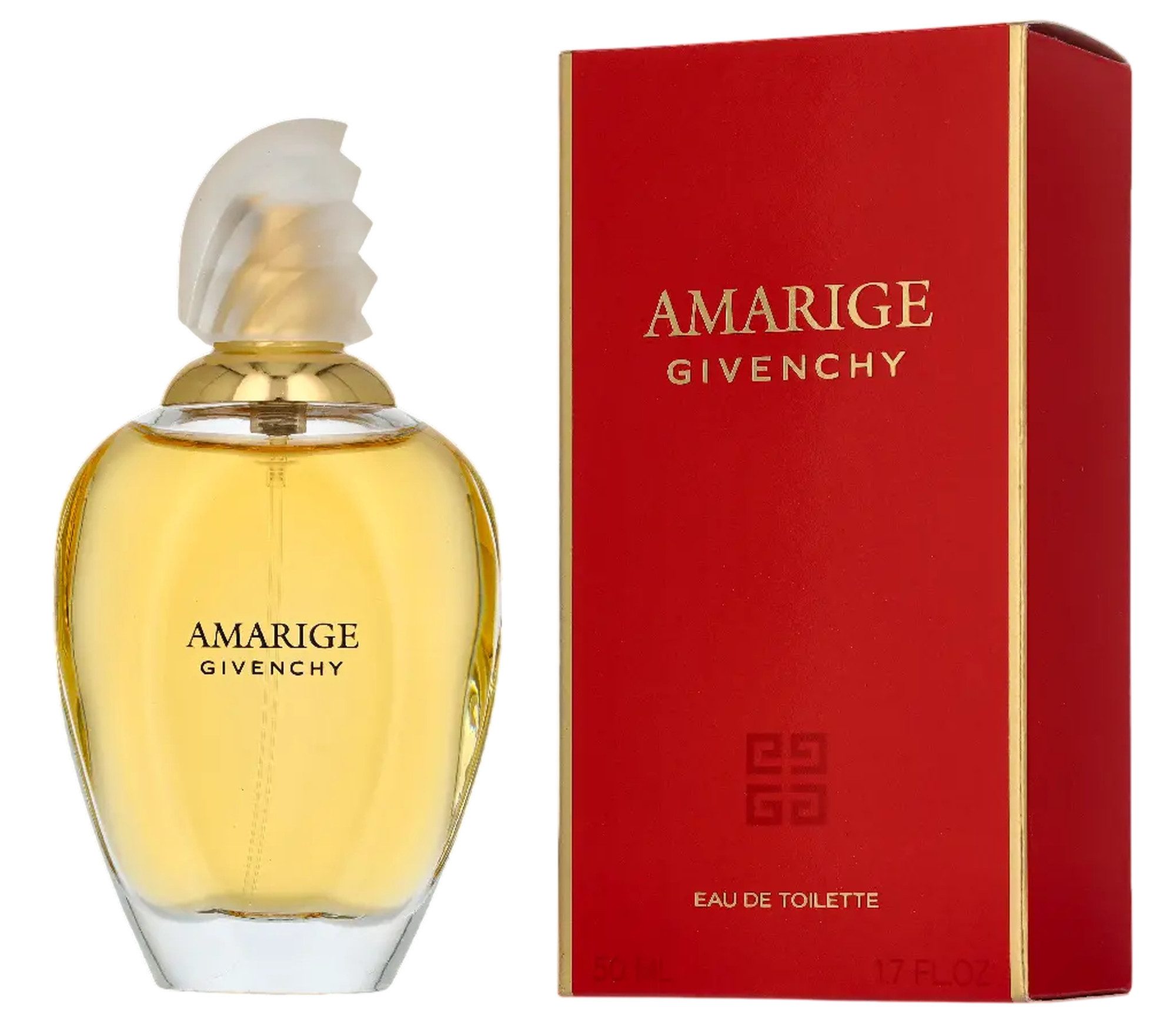 GIVENCHY Eau de Toilette Amarige EDT Damen Spray, Blumig-warmherziger Duft mit, Moschus, Mimose und Orangenblüten