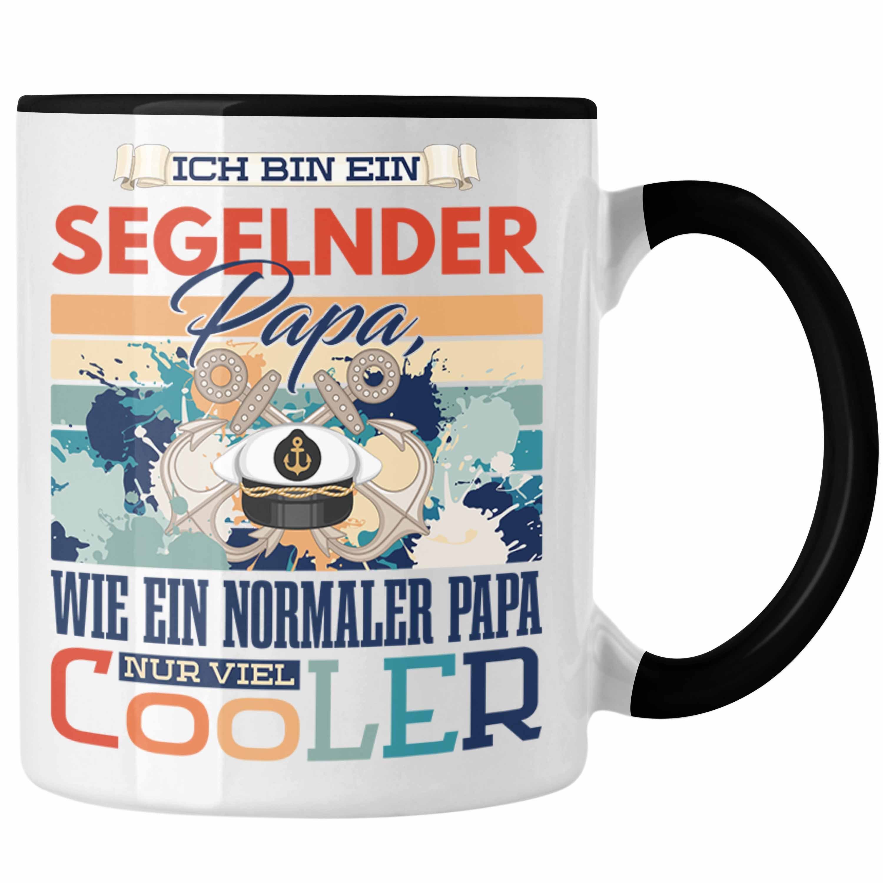 - Geschenkidee Vater Papa Segeln Geschenk Schwarz Vaterta Trendation Tasse zum Tasse Trendation