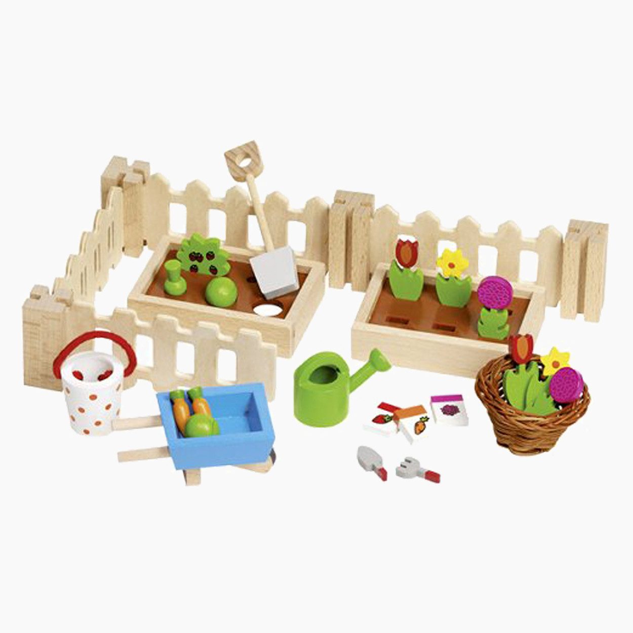 goki Меблі для лялькового будиночка Accessoires Mein kleiner Garten (packung, 32tlg., Accessoires-Set), perfekt zu allen Puppenhäusern