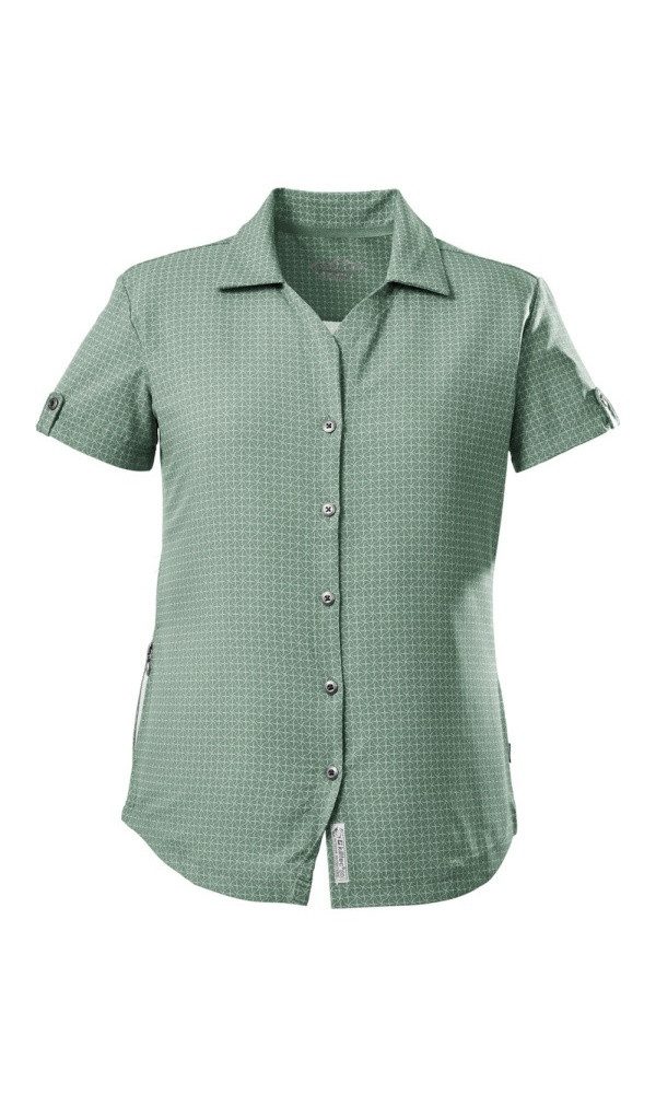 Killtec Outdoorbluse Kurzarm KOS 77 (4-Wege-Stretch, schnelltrocknend) pistaziegrün Damen