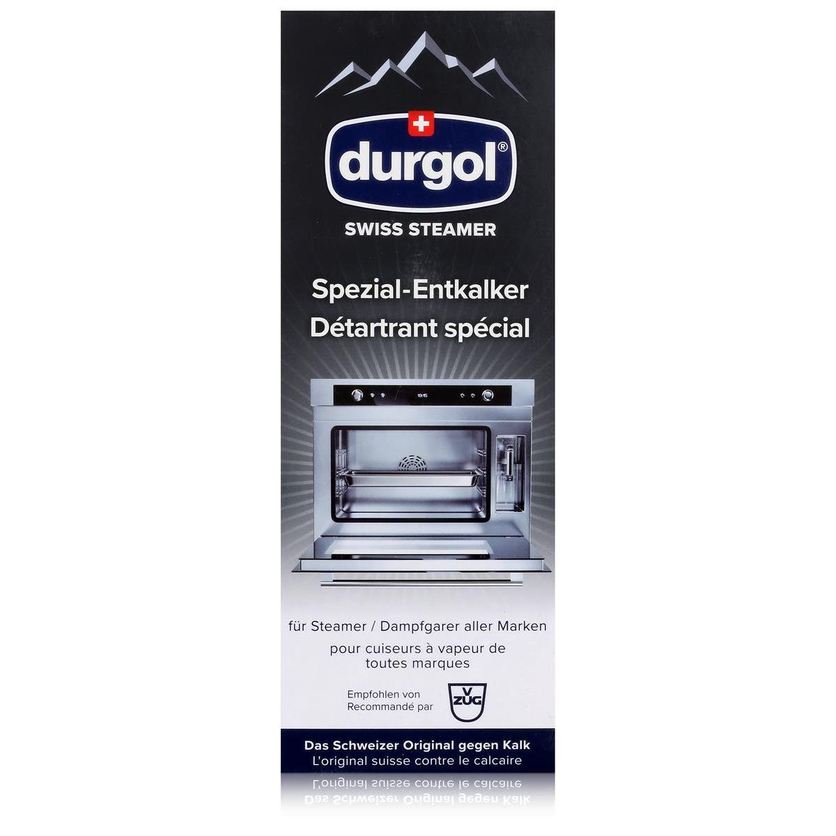 Für Durgol Pac Steamer Spezialwaschmittel (6er 500ml Swiss Spezial-Entkalker Durgol Dampfgarer -