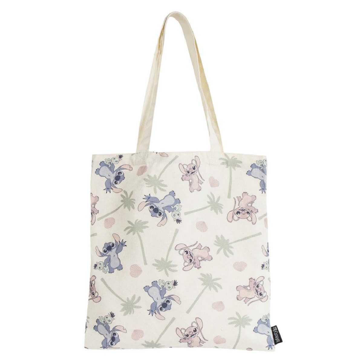 Lilo & Stitch Shopper Stofftragetasche Wiederverwendbare Einkaufstasche Sto günstig online kaufen