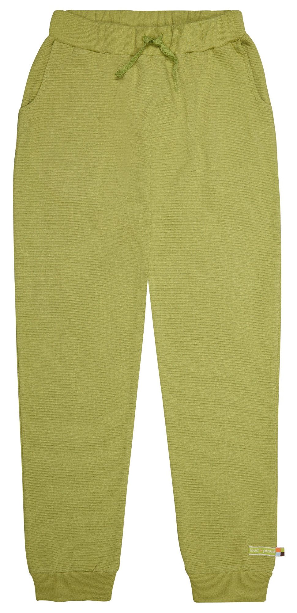 loud + proud Sweathose mit Rippenstruktur Bio Baumwolle