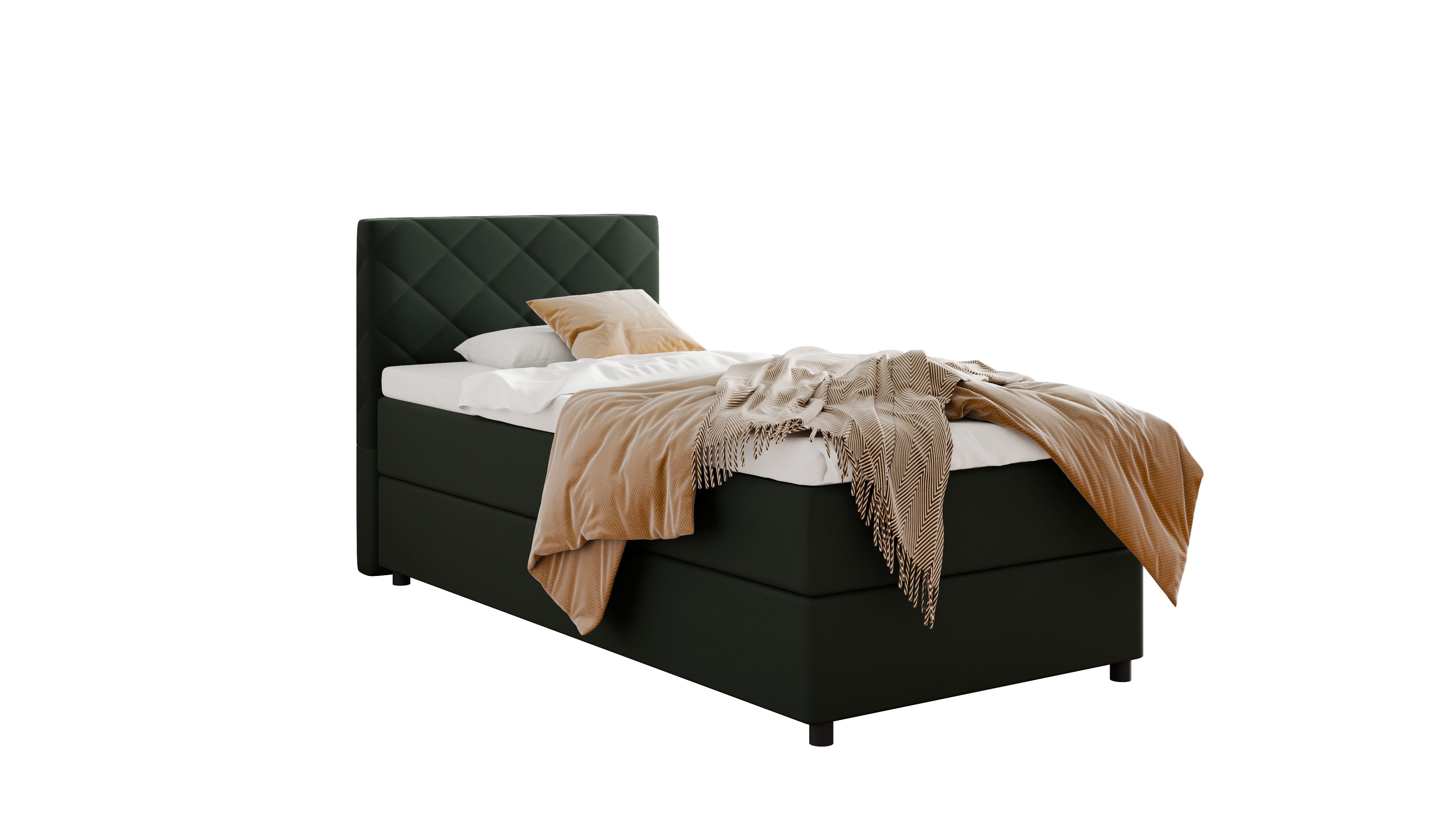 PANDA MÖBEL GmbH Boxspringbett DIAMARO 90x200, günstig online kaufen