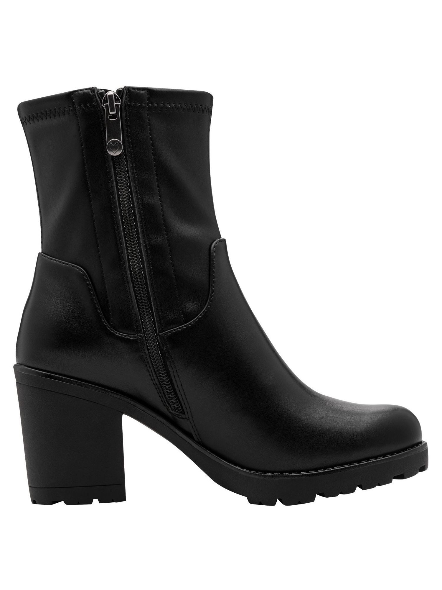 MARCO TOZZI Vegan, MT FEEL ME mit Blockabsatz Blockabsatz Stiefelette Vegan