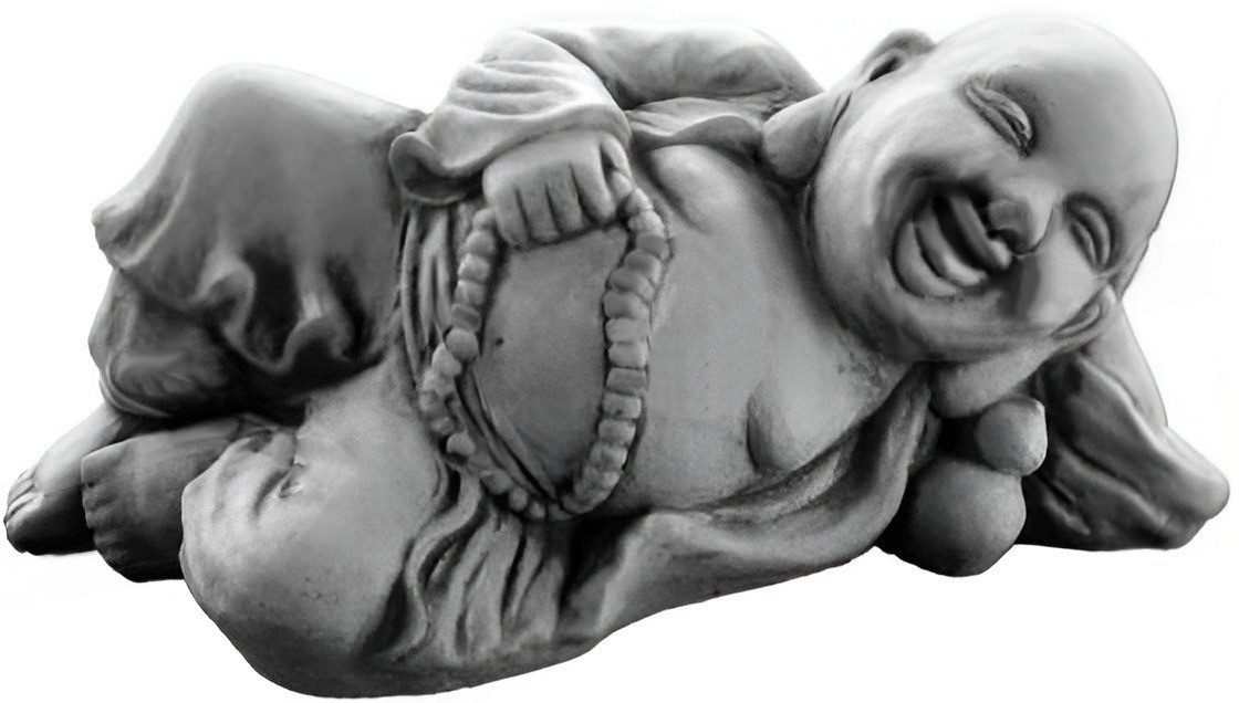 JVmoebel Buddhafigur Skulptur in Steinoptik. Skulptur für Garten und Wohnbereich Buddha (Buddhafigur), Made in Europa