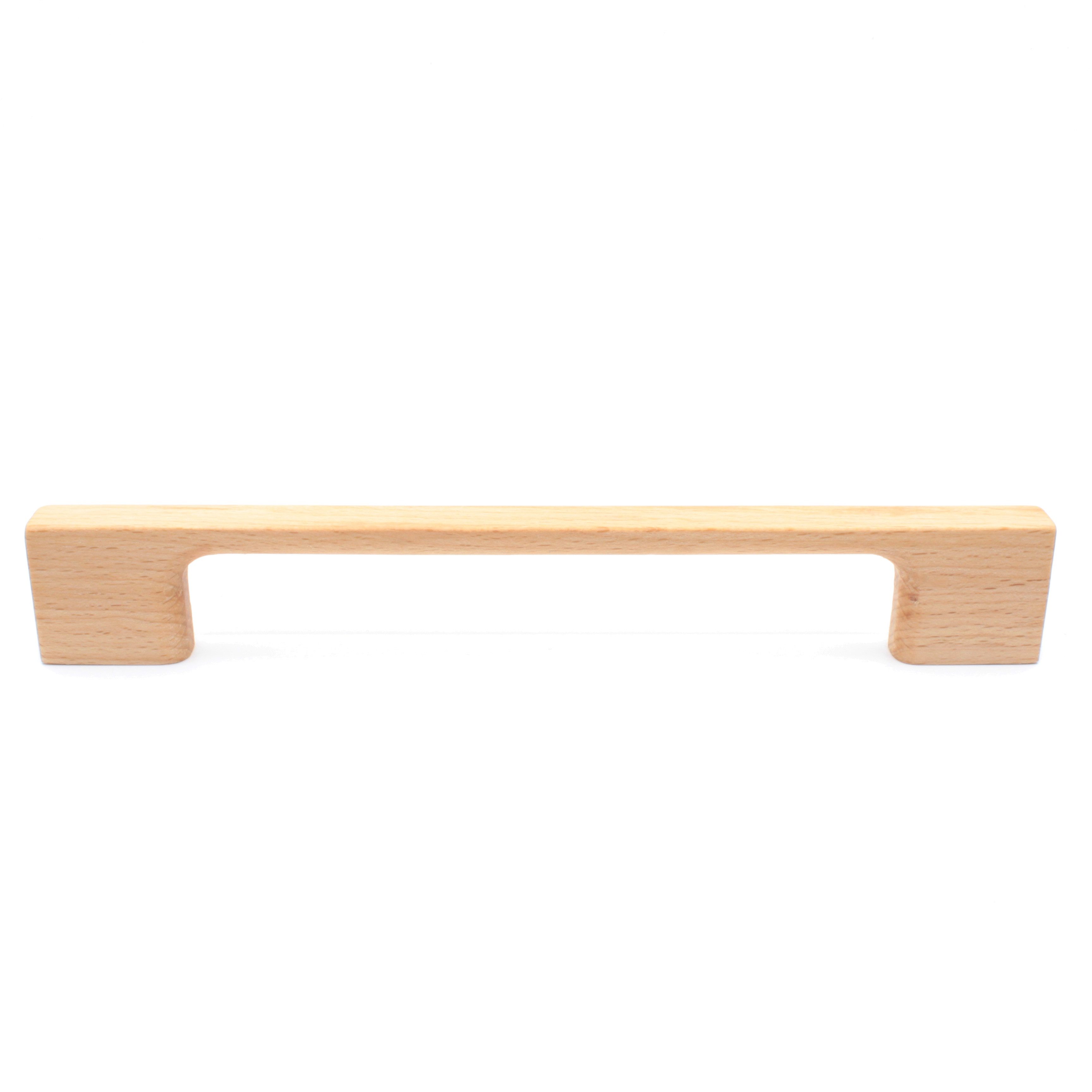 ekengriep Мебельgriff B569, Holzgriff aus Buche für Küche, IKEA Schrank, Schubladen usw.