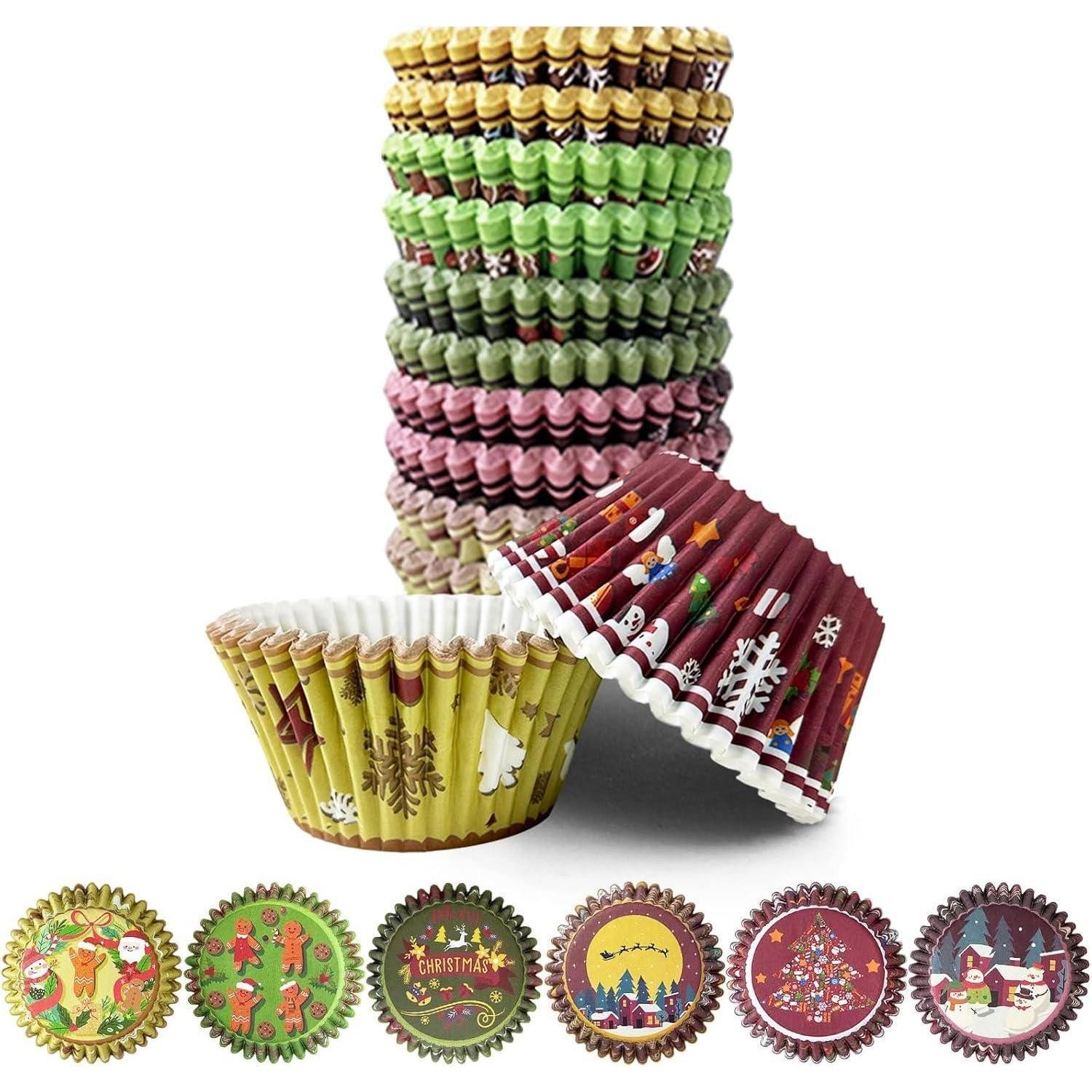 LuxusKollektion Muffinform Muffinförmchen Mini Weihnachtstag Lebkuchenmann 300 Stück Mini