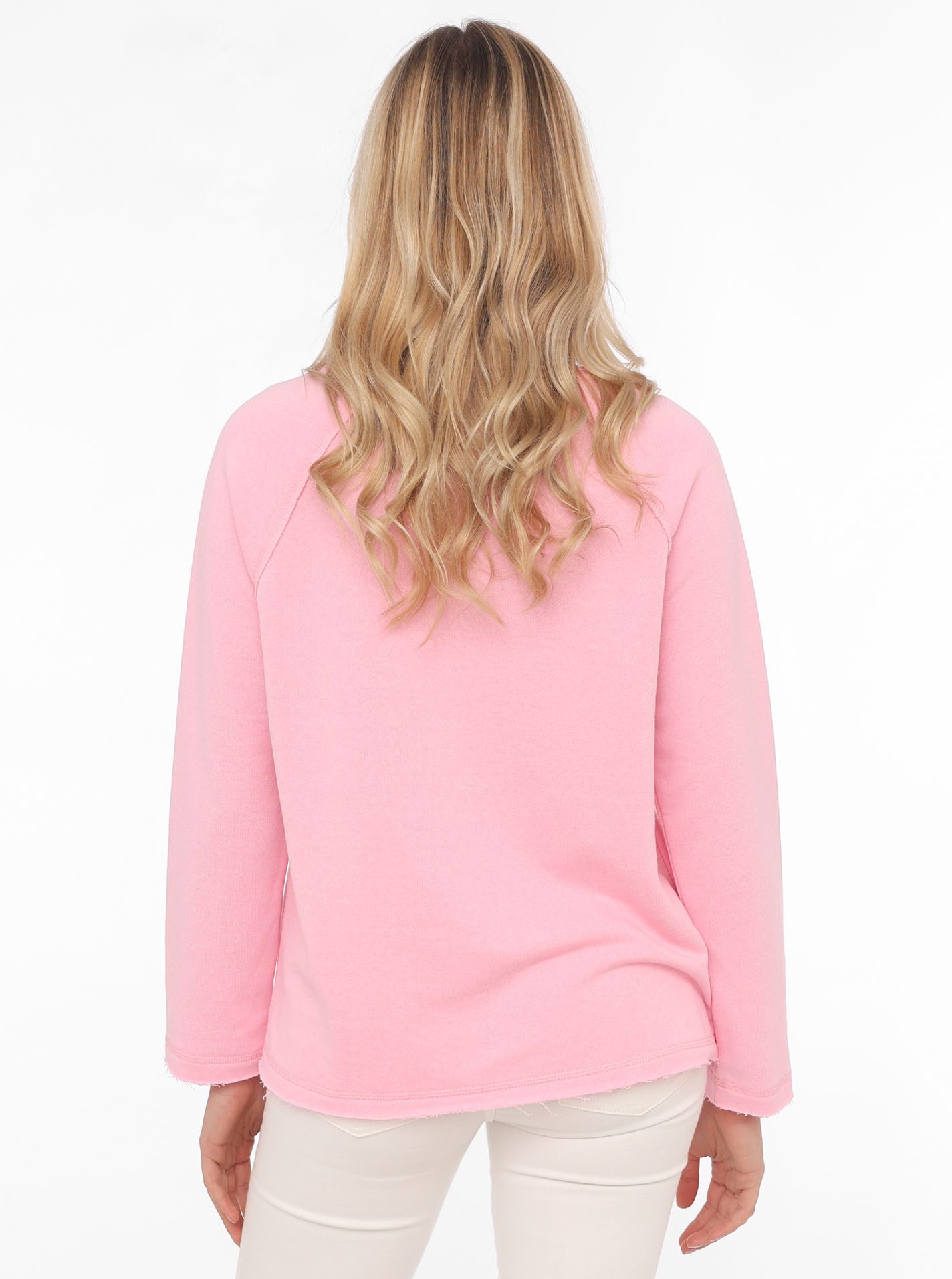 Zwillingsherz Sweatshirt "MOIN MOIN MOIN" mit Used-Look Kanten und nordischem Gruß