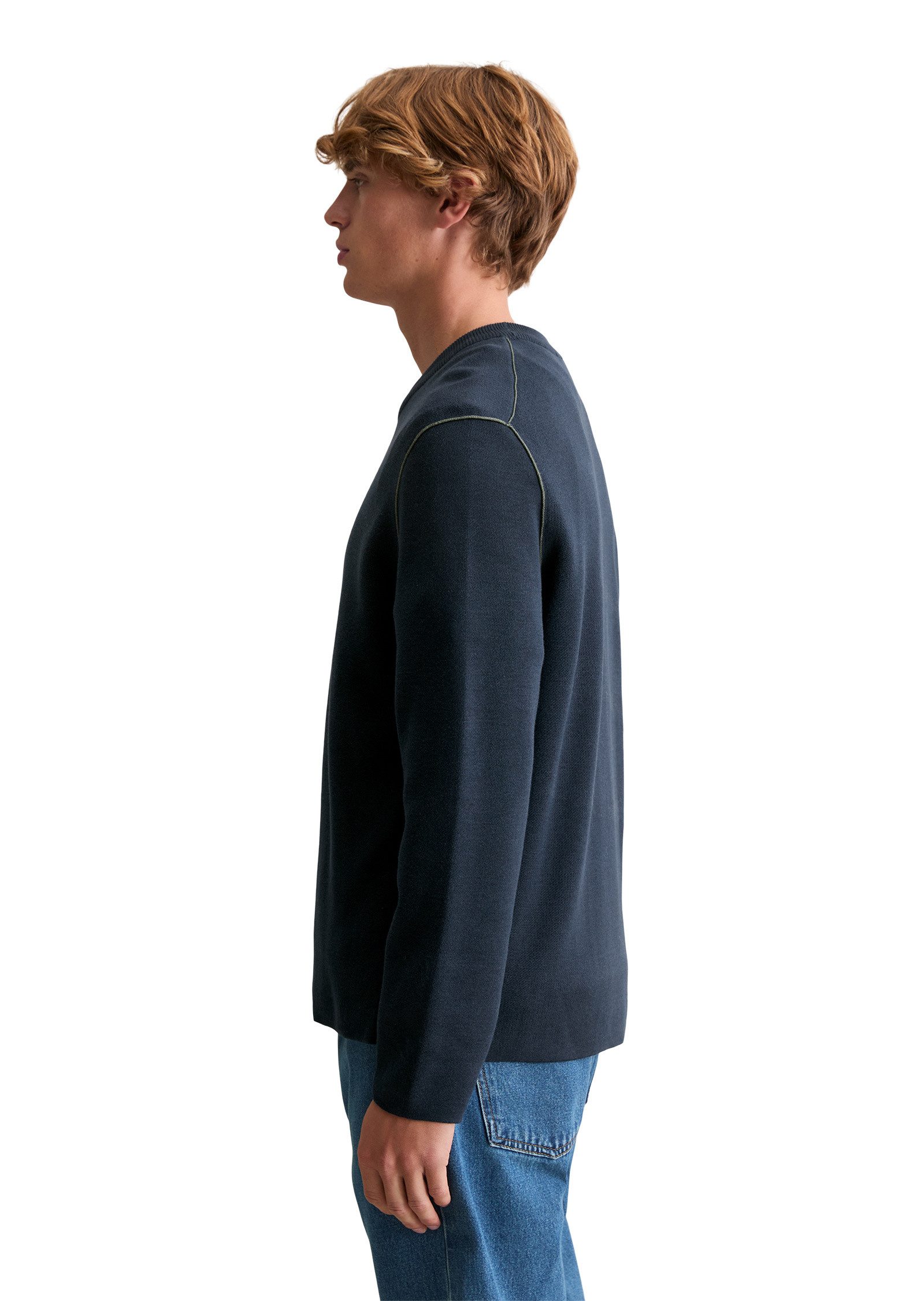 Marc O'Polo DENIM Strickpullover aus Double-Face-Cotton