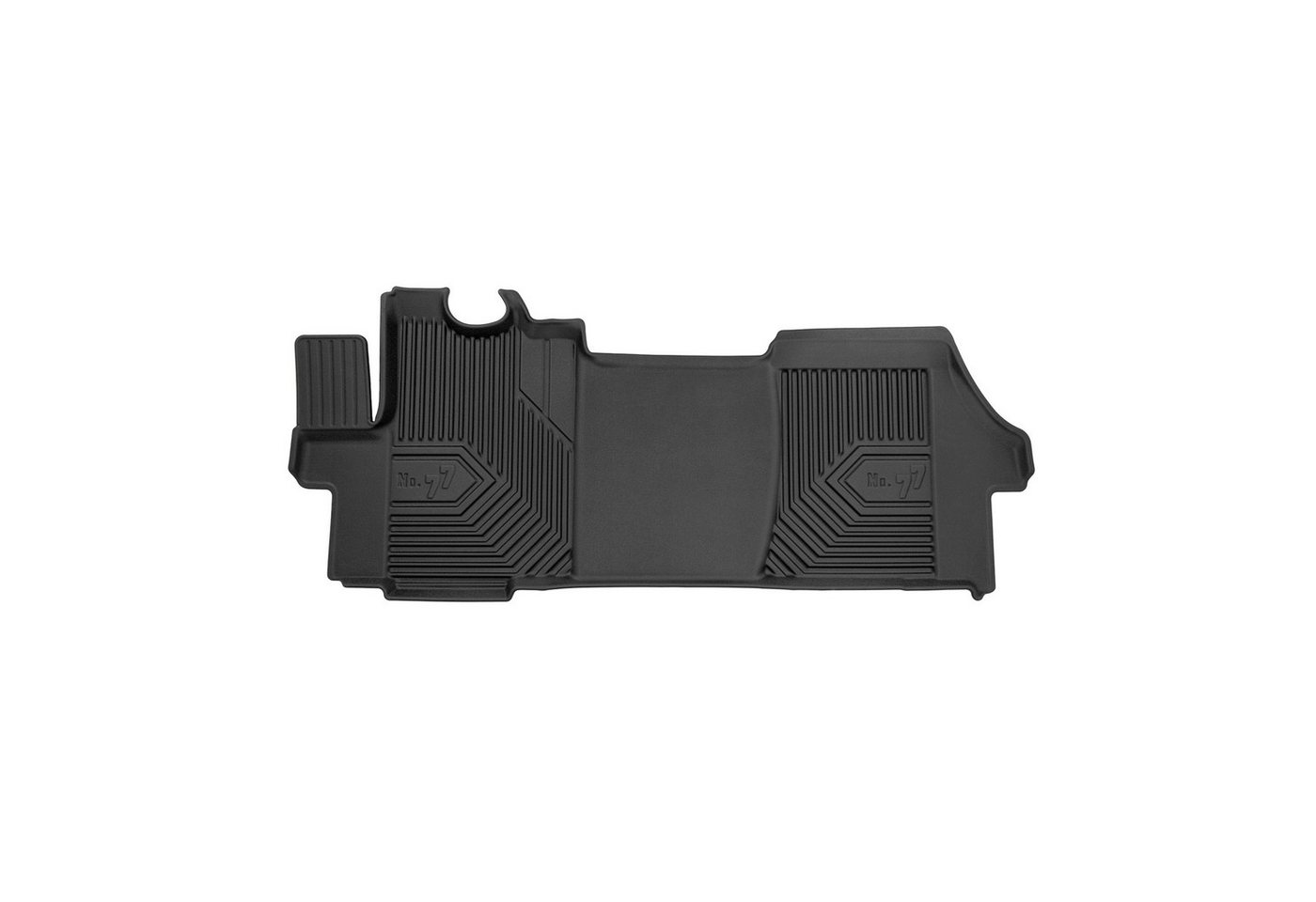 OMAC Auto-Fußmatten Gummimatten für Peugeot Boxer II 2006-2025 1.Reihe TPE Schwarz 1 tlg