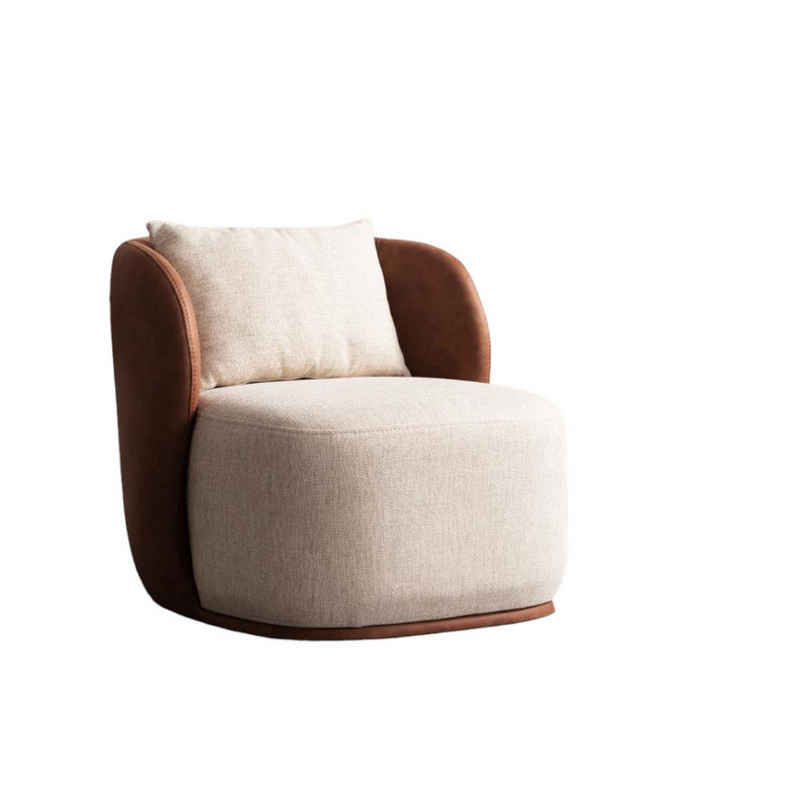 JVmoebel Sessel Sessel Modern Holz Design Wohnzimmer Möbel Mehrfarbig farbe Luxus Stil (1-St., 1x Sessel), Made in Europa