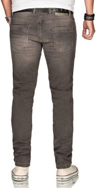 Alessandro Salvarini Straight-Jeans ASElia mit fein strukturiertem Jeansstoff und 2% Elasthan