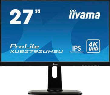 Iiyama ProLite XUB2792UHSU LED-Monitor (68 cm/27 ", 3840 x 2160 px, 4K Ultra HD, 4 ms Reaktionszeit, 60 Hz, IPS-LED)
