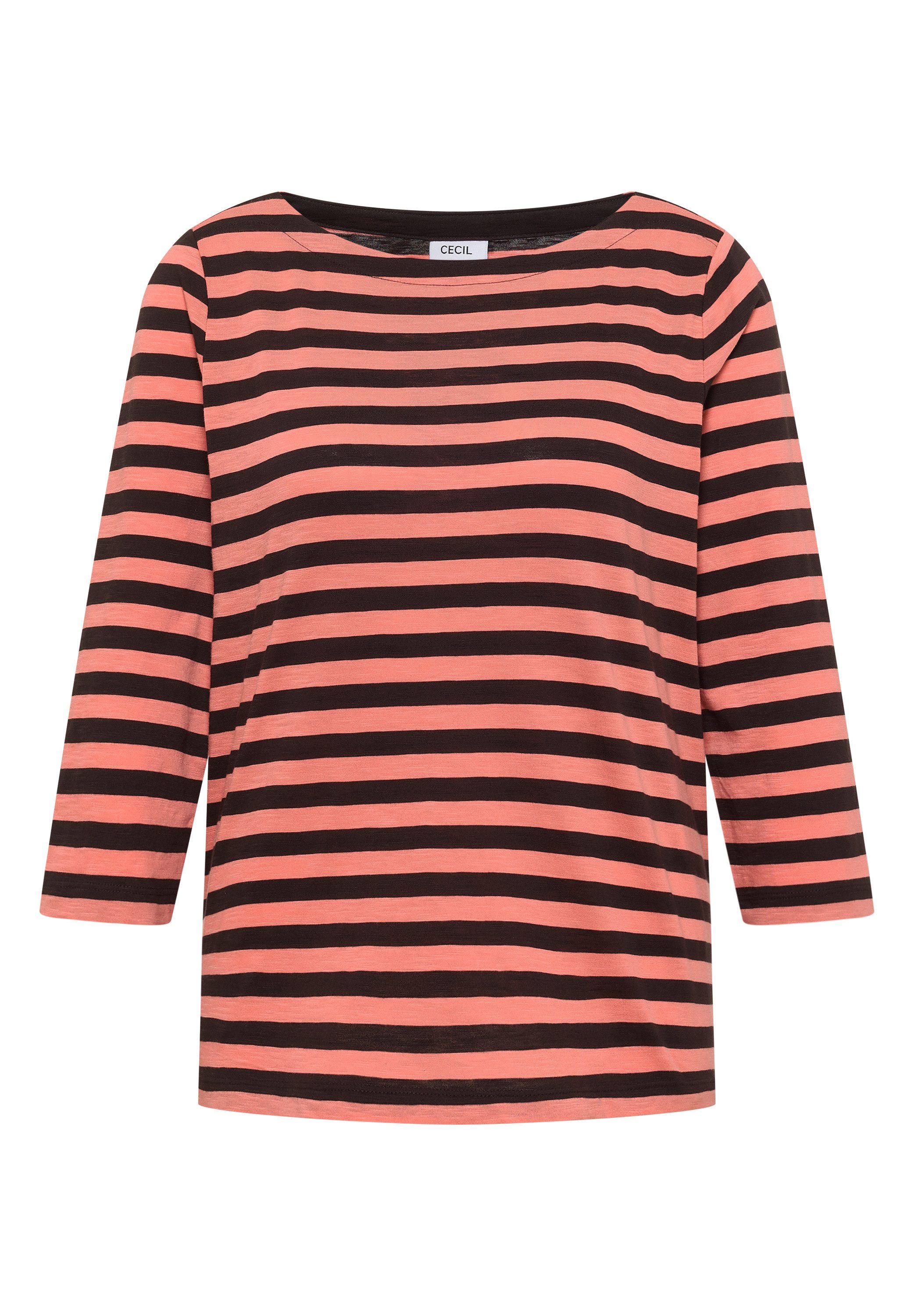 CECIL 3/4-Arm-Shirt aus reiner Baumwolle – Bild 4 von 5
