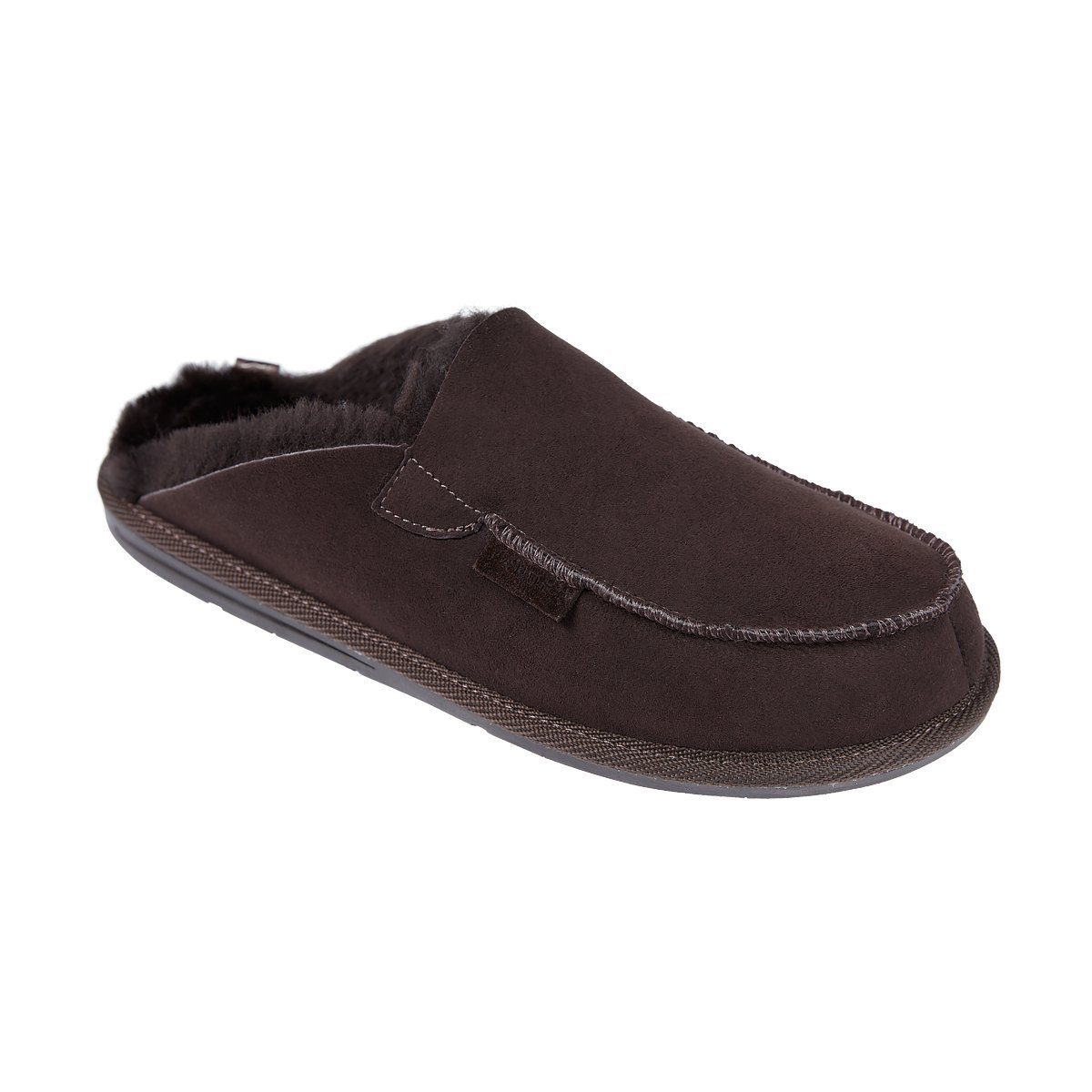 Vanuba AWASSI Herren Hausschuh Echtleder Hüttenschuhe/Winter-Hausschuhe/Gefüttert